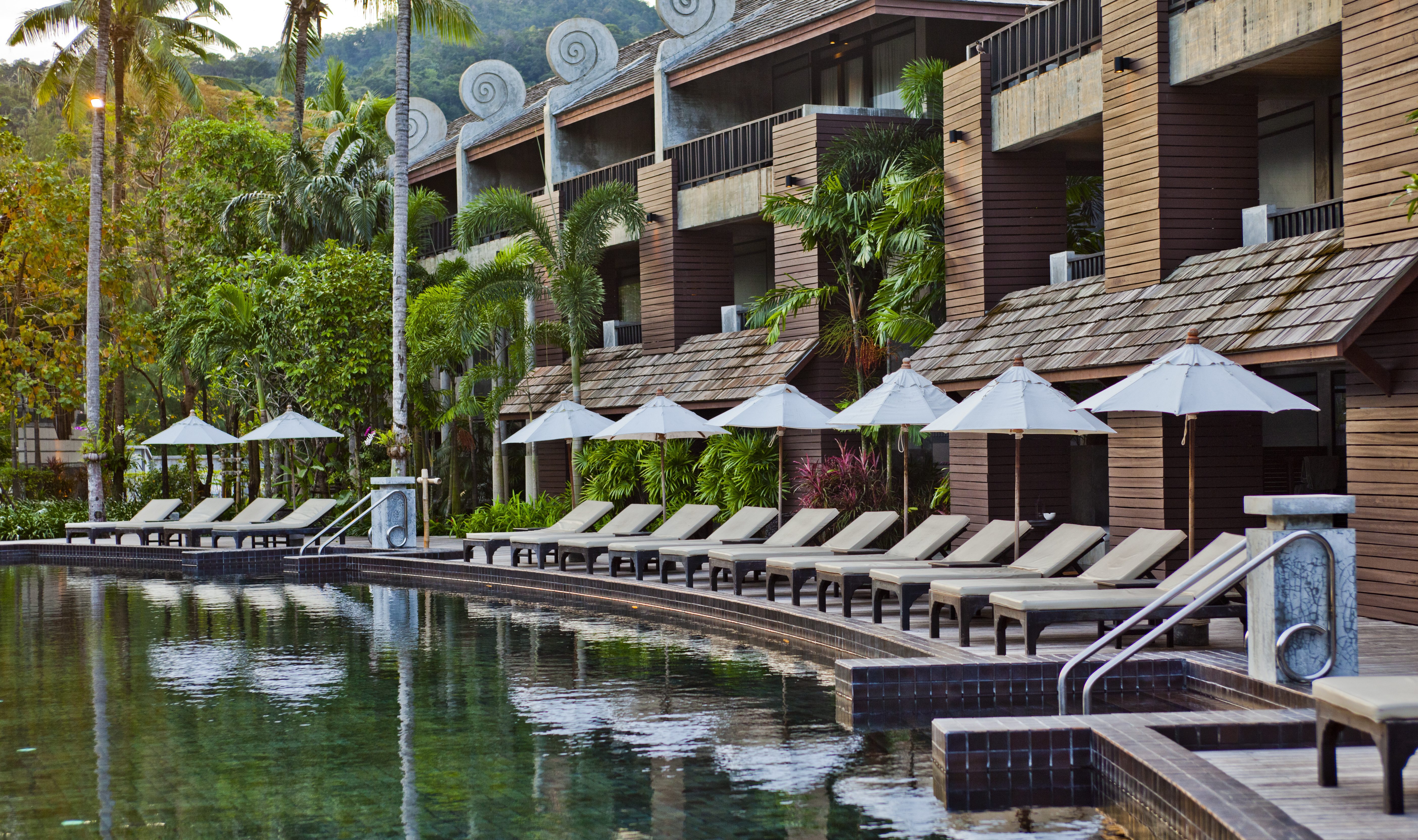 Deluxe kamers buitenkant in The Dewa op Koh Chang in Thailand