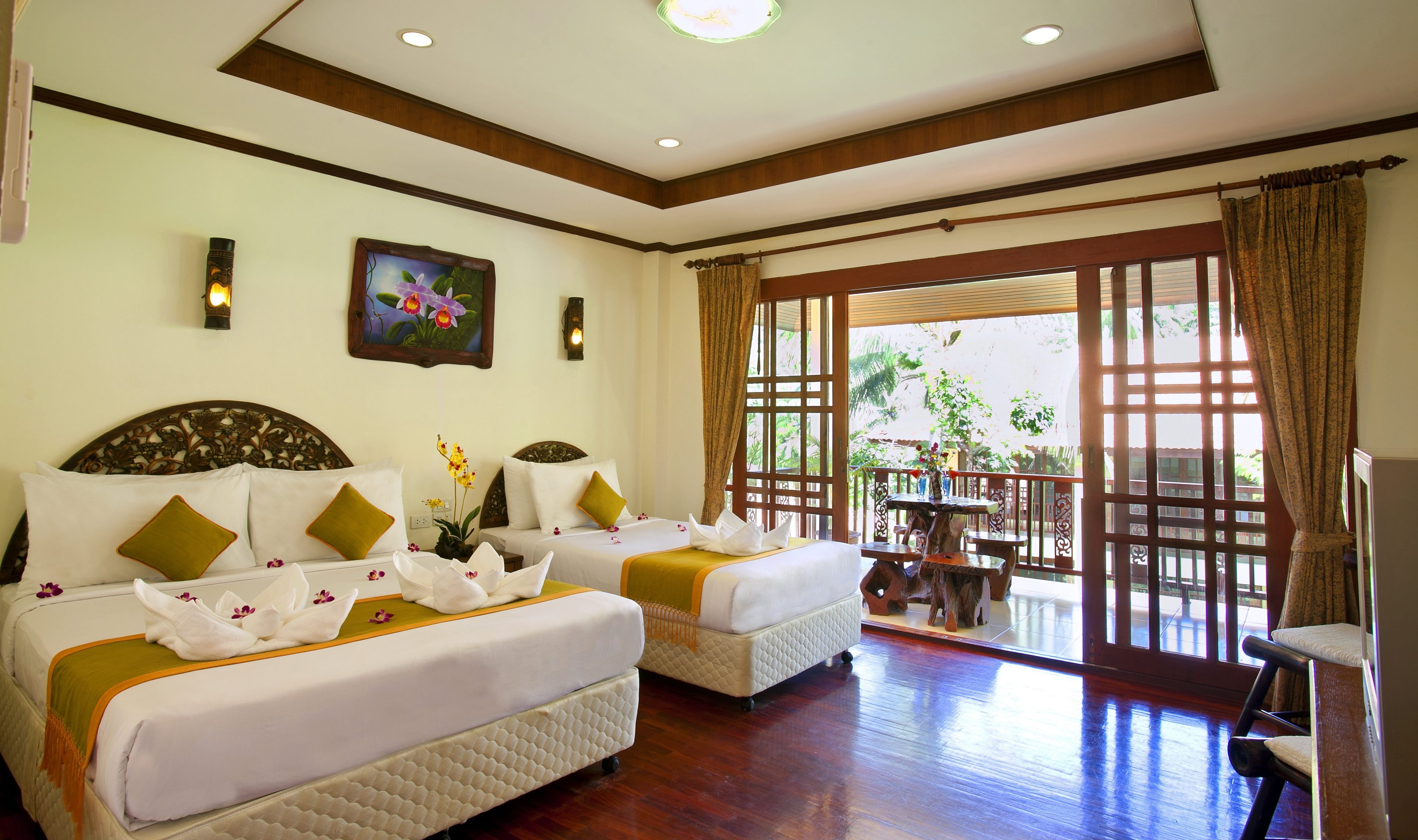 Deluxe kamer in het Havana Beach Resort op Koh Phangan in Thailand