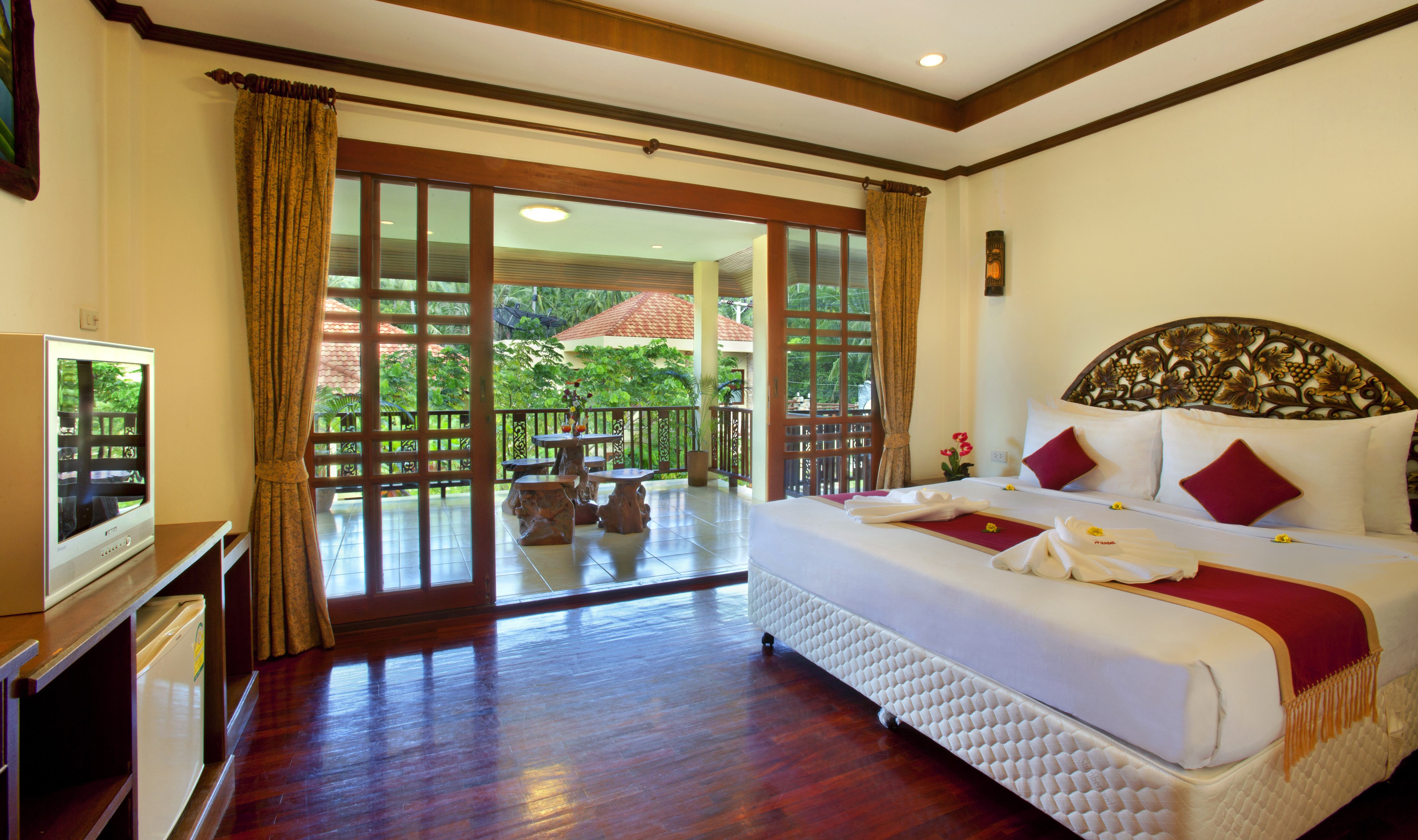 Standaardkamer in het Havana Beach Resort op Koh Phangan in Thailand