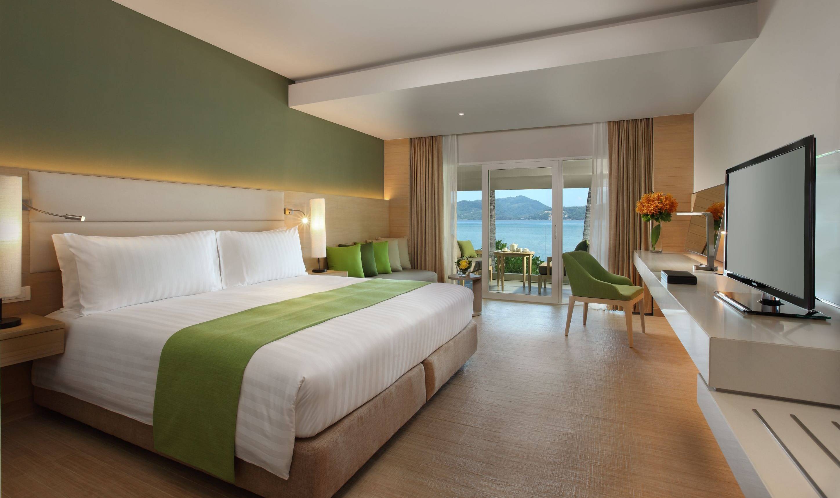 Deluxe Oceanview kamer in het Amari Phuket in Thailand