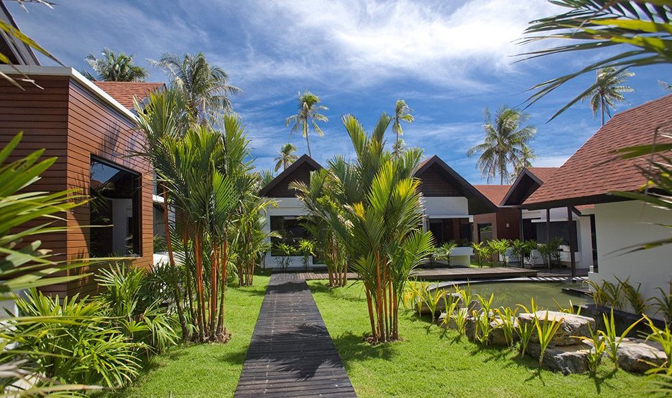 Superior Bungalow buitenkant in het Aava Resort in Khanom in Thailand