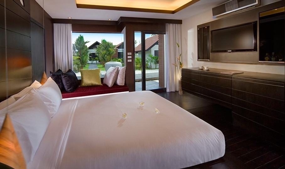 Deluxe Bungalow in het Aava Resort in Khanom in Thailand