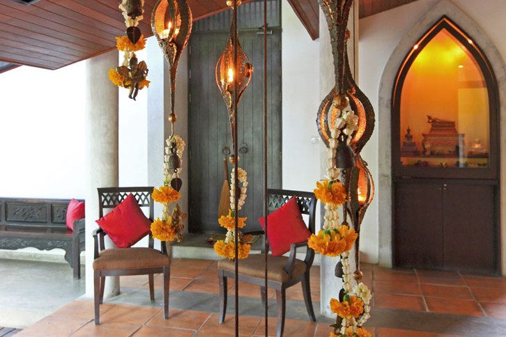 Detail Iudia on the River in Ayutthaya in Thailand