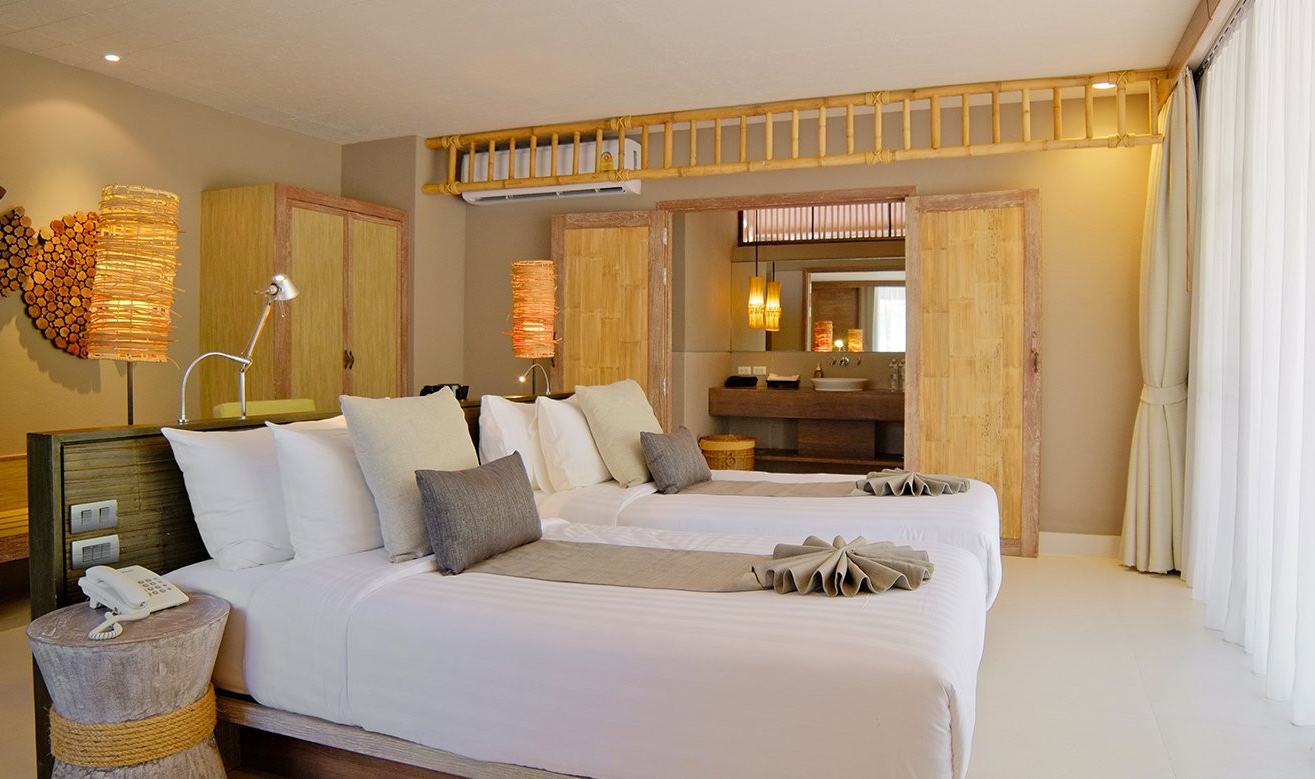 Garden Villa in het Twin Lotus Resort op Koh Lanta in Thailand