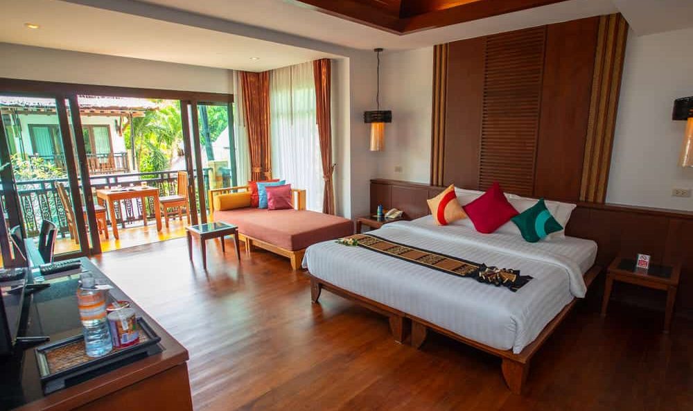 Deluxe Poolview kamer in het Railay Village Beach Resort in Krabi in Thailand