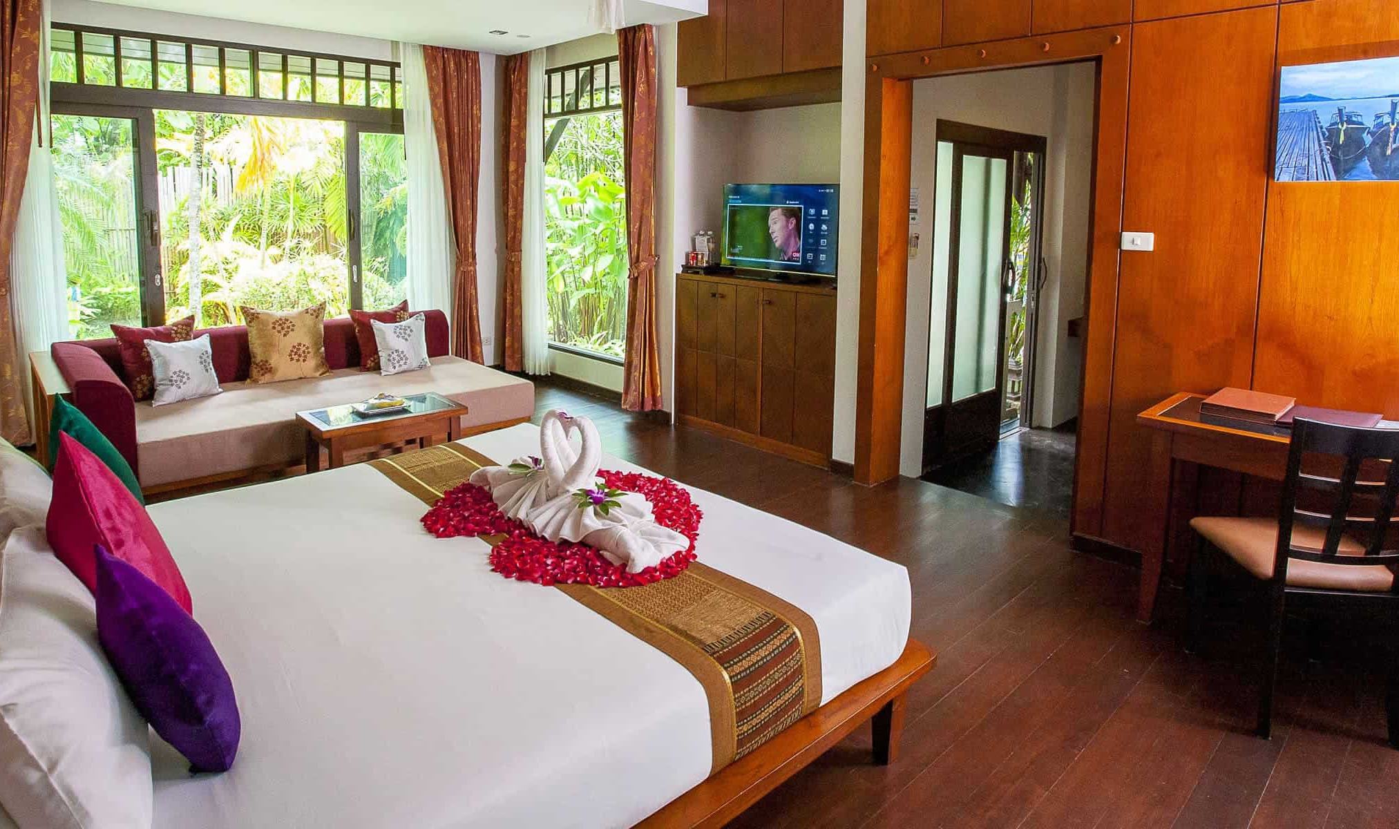 Jacuzzi Villa in het Railay Village Beach Resort in Krabi in Thailand