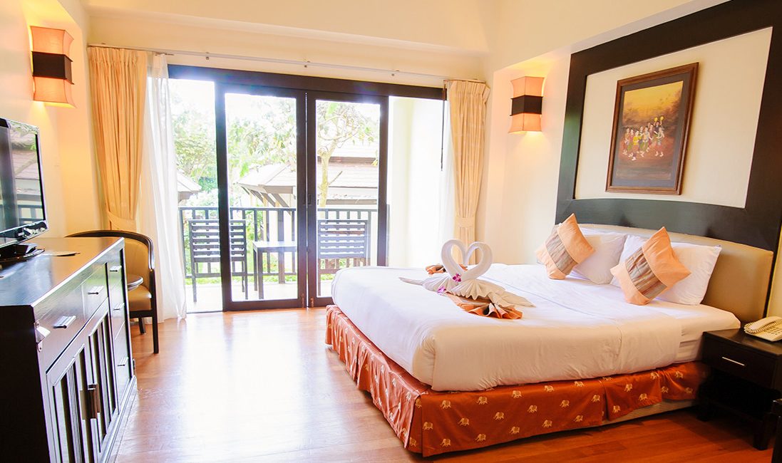 Seaside Deluxe Building kamer in het Koh Chang Kacha in Thailand