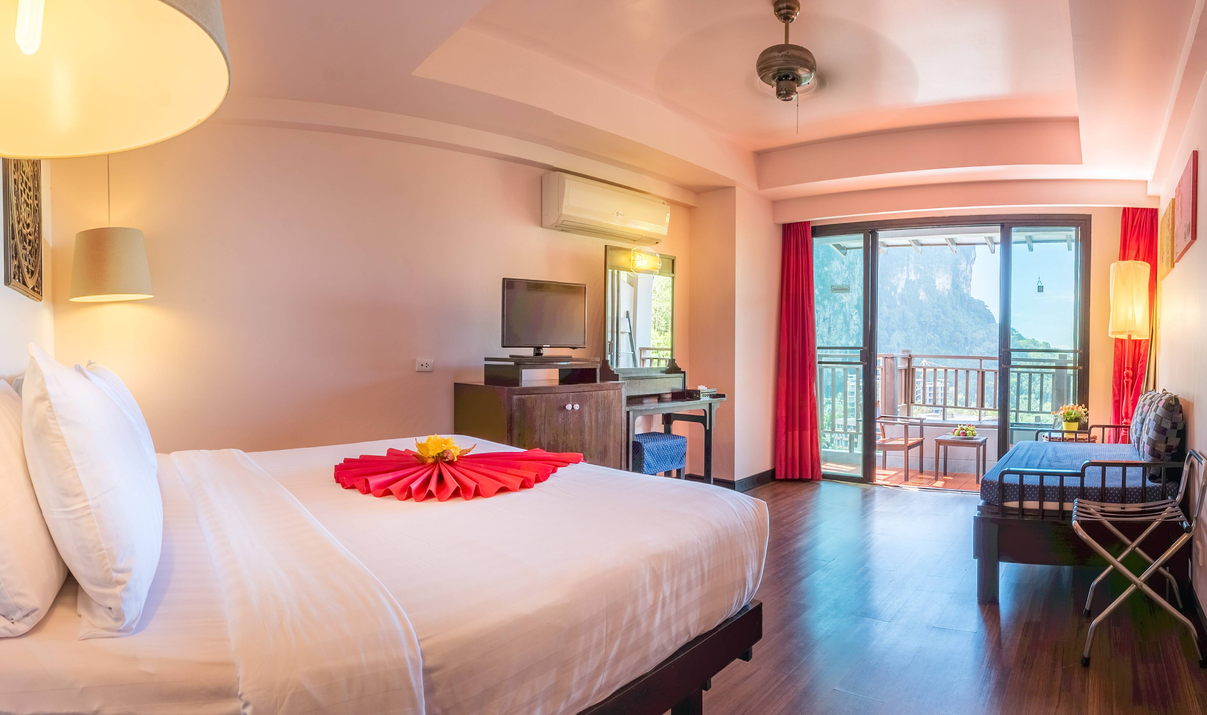 Deluxe Seaview kamer in het Krabi Cha-Da Resort in Thailand
