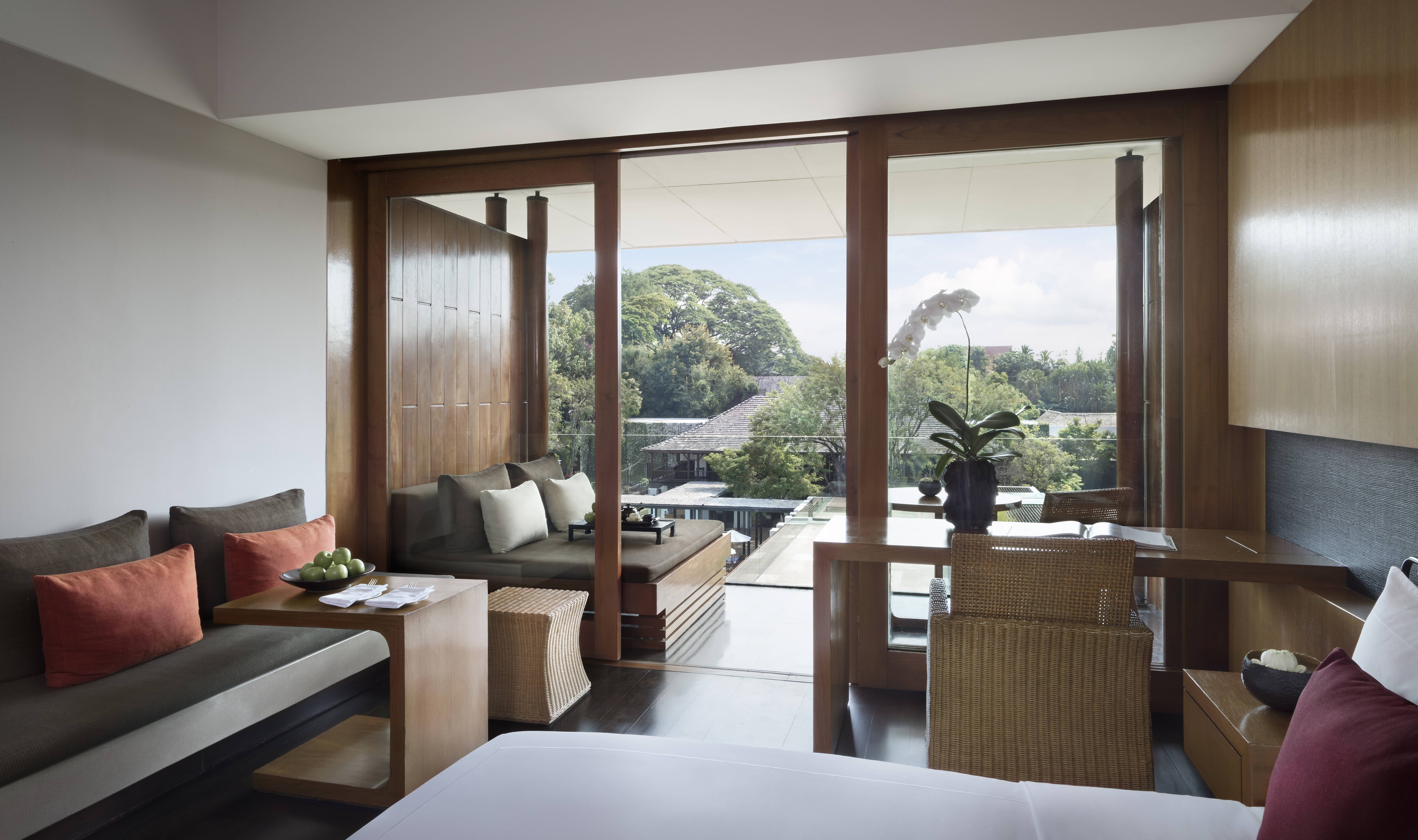 Deluxe Riverview kamer in het Anantara Chiang Mai in Thailand