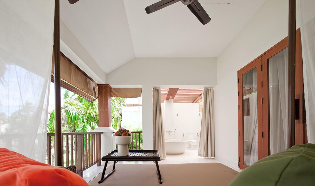 Deluxe Balcony kamer balkon in het Sala Samui op Koh Samui in Thailand