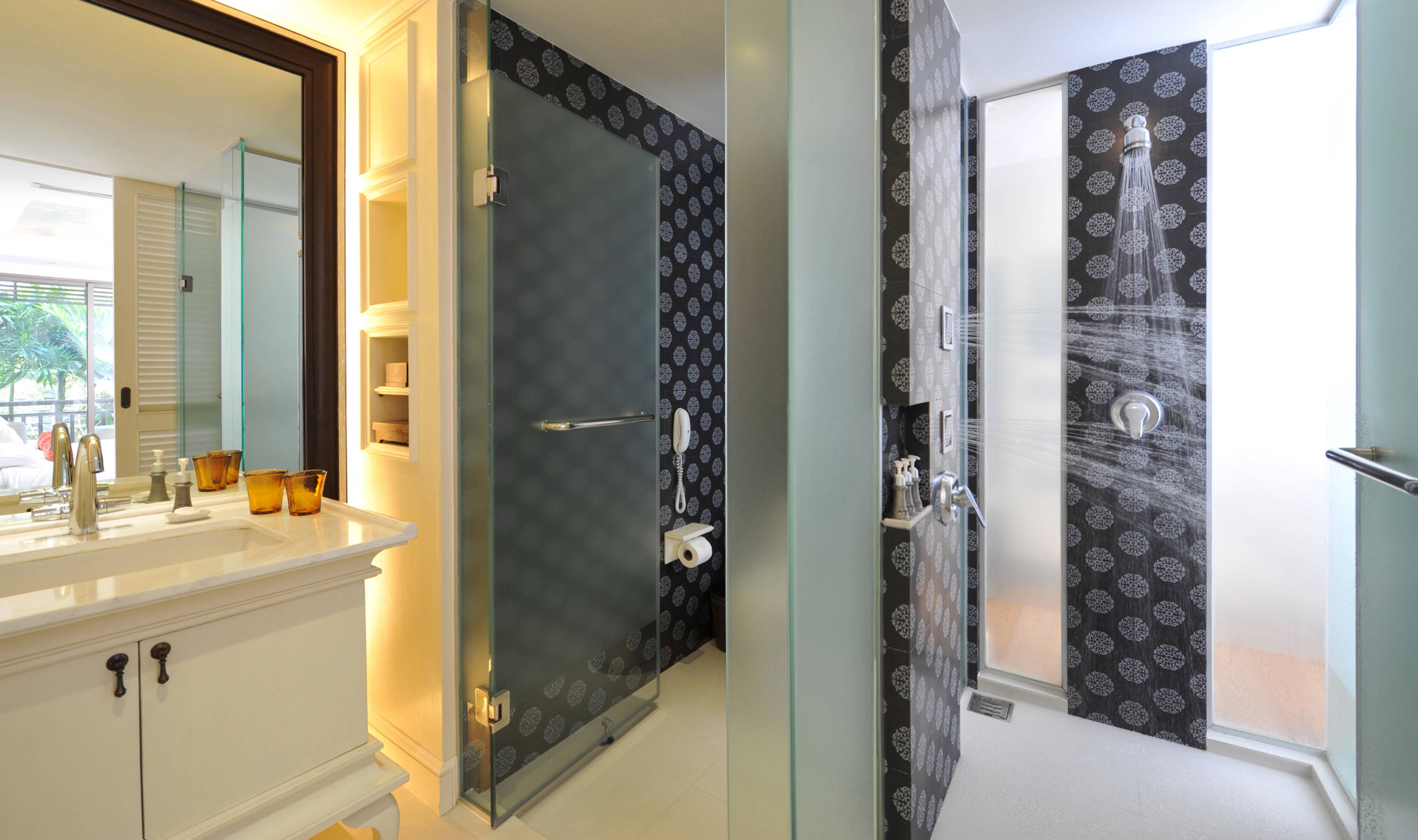 Rest Green badkamer in het Rest Detail Hotel in Hua Hin in Thailand