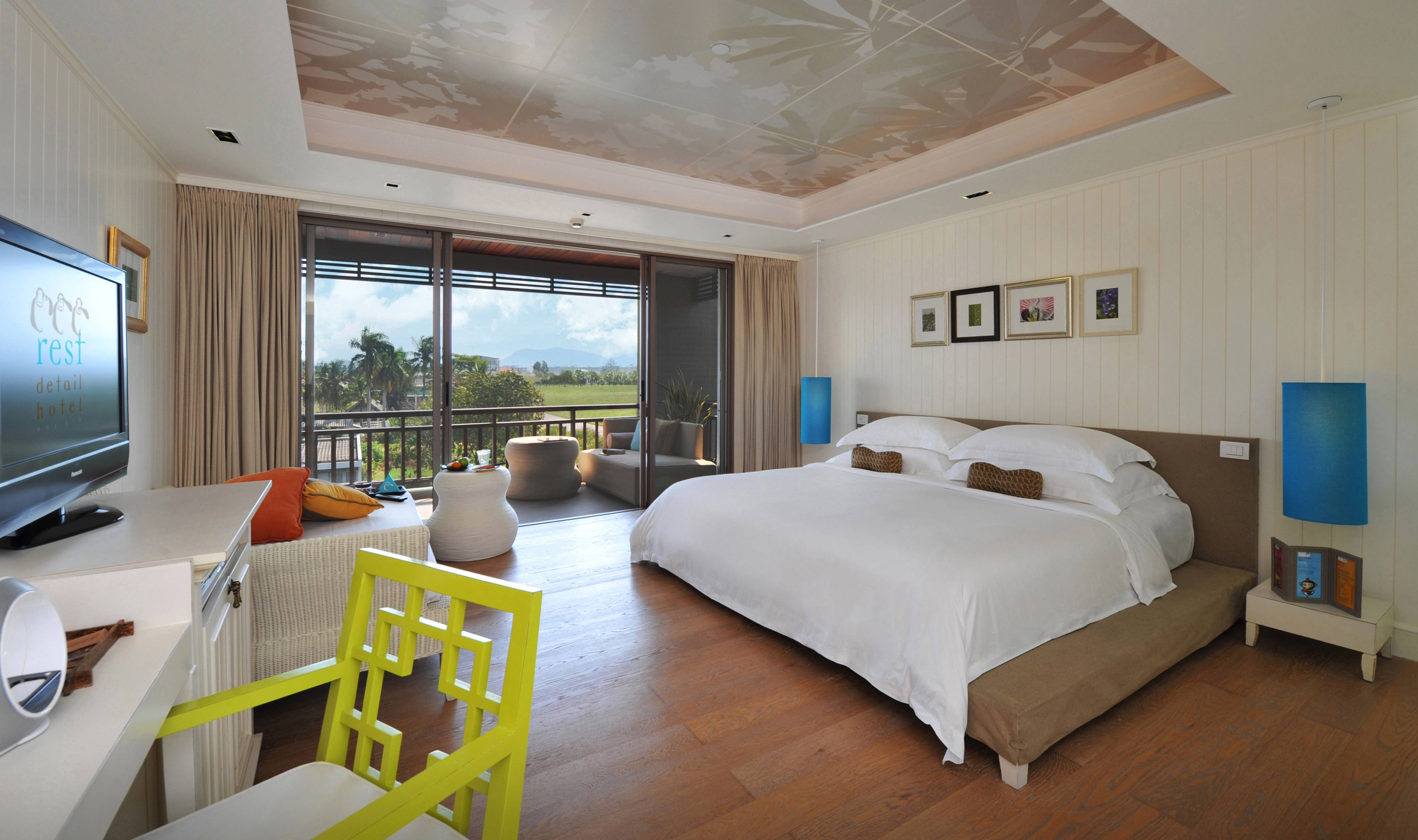 Rest Green kamer in het Rest Detail Hotel in Hua Hin in Thailand