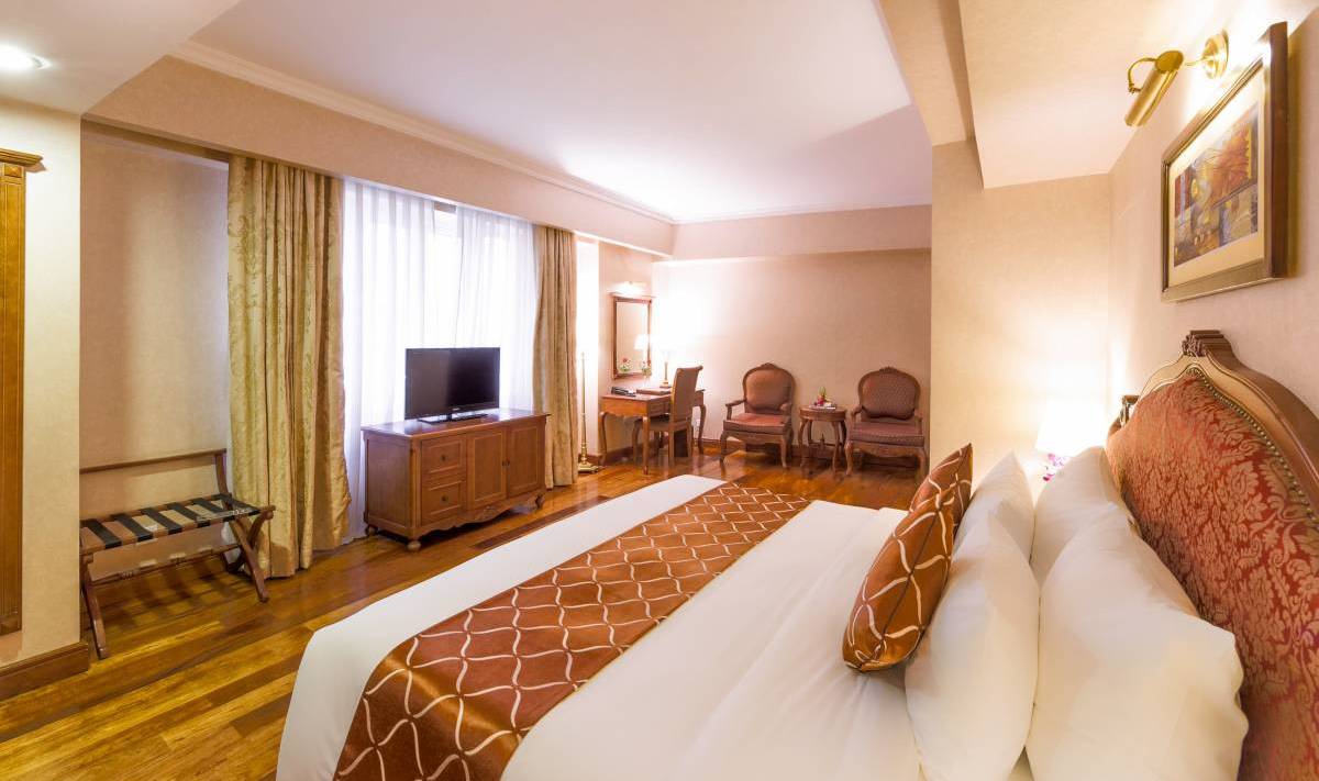 Deluxe kamer in het Grand Hotel in Ho Chi Minh Stad in Vietnam