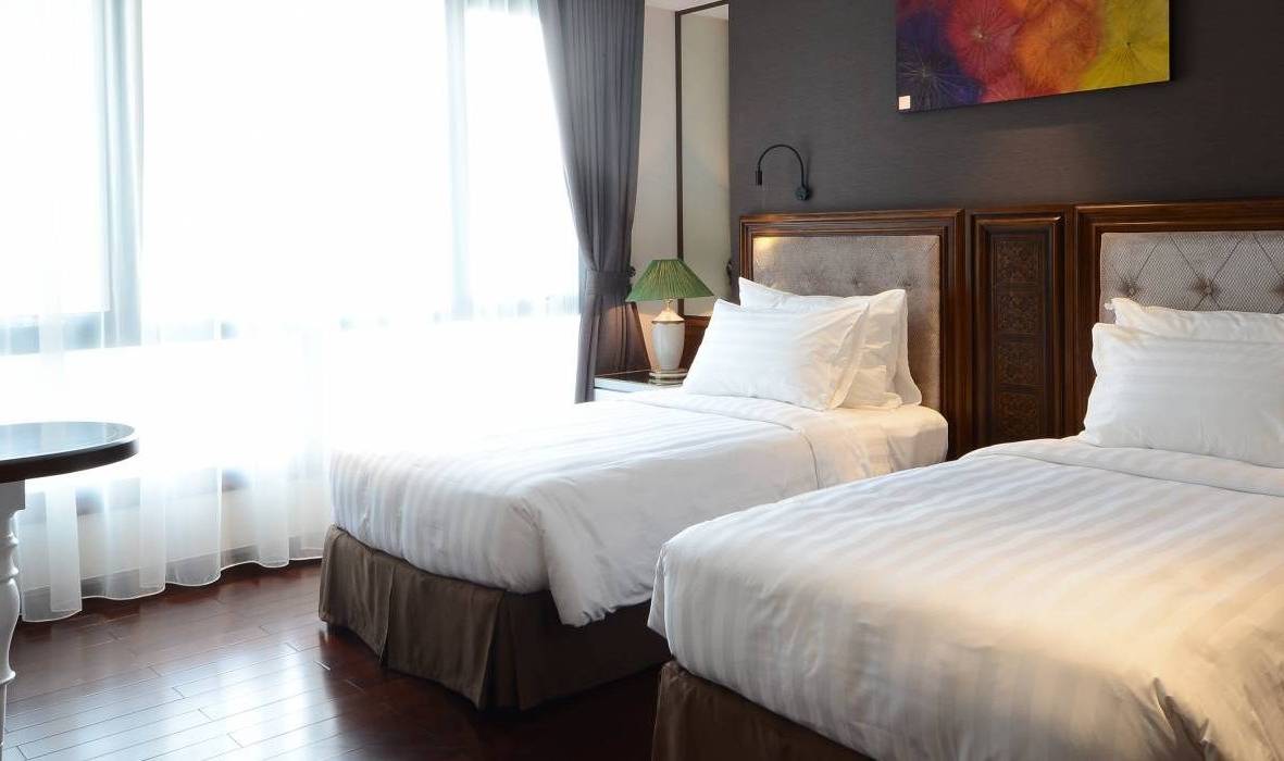 Superiorkamer in The Chi Boutique Hotel in Hanoi in Vietnam