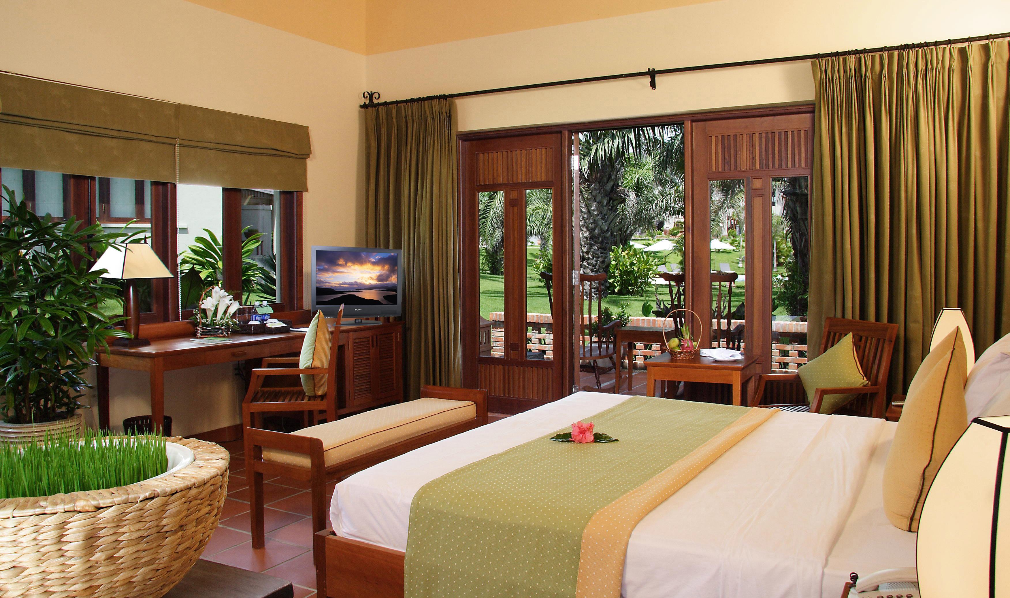 Bungalow Gardenview in het Palm Garden Resort Hoi An in Vietnam