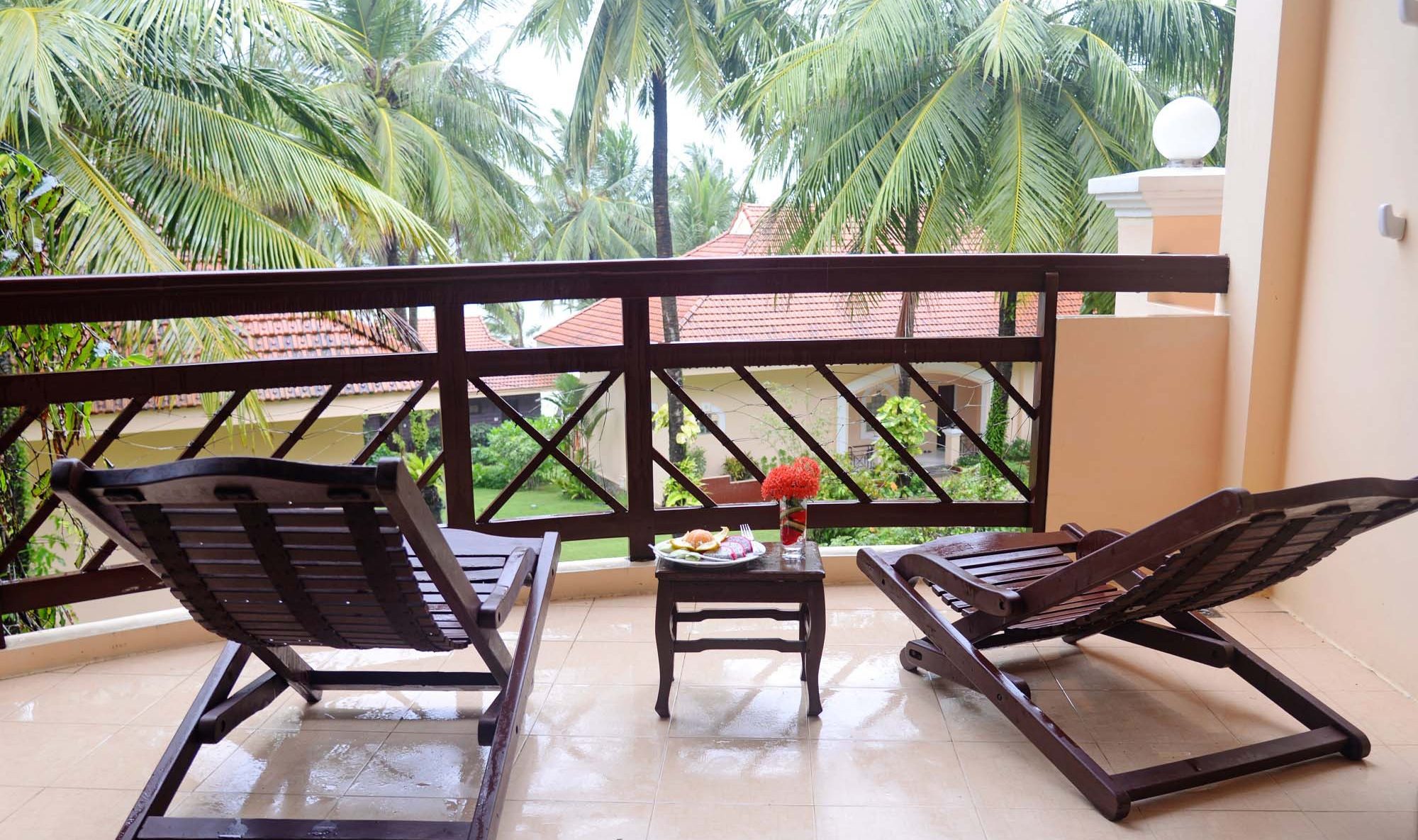 Panorama kamer balkon in het Saigon Phu Quoc Hotel in Vietnam