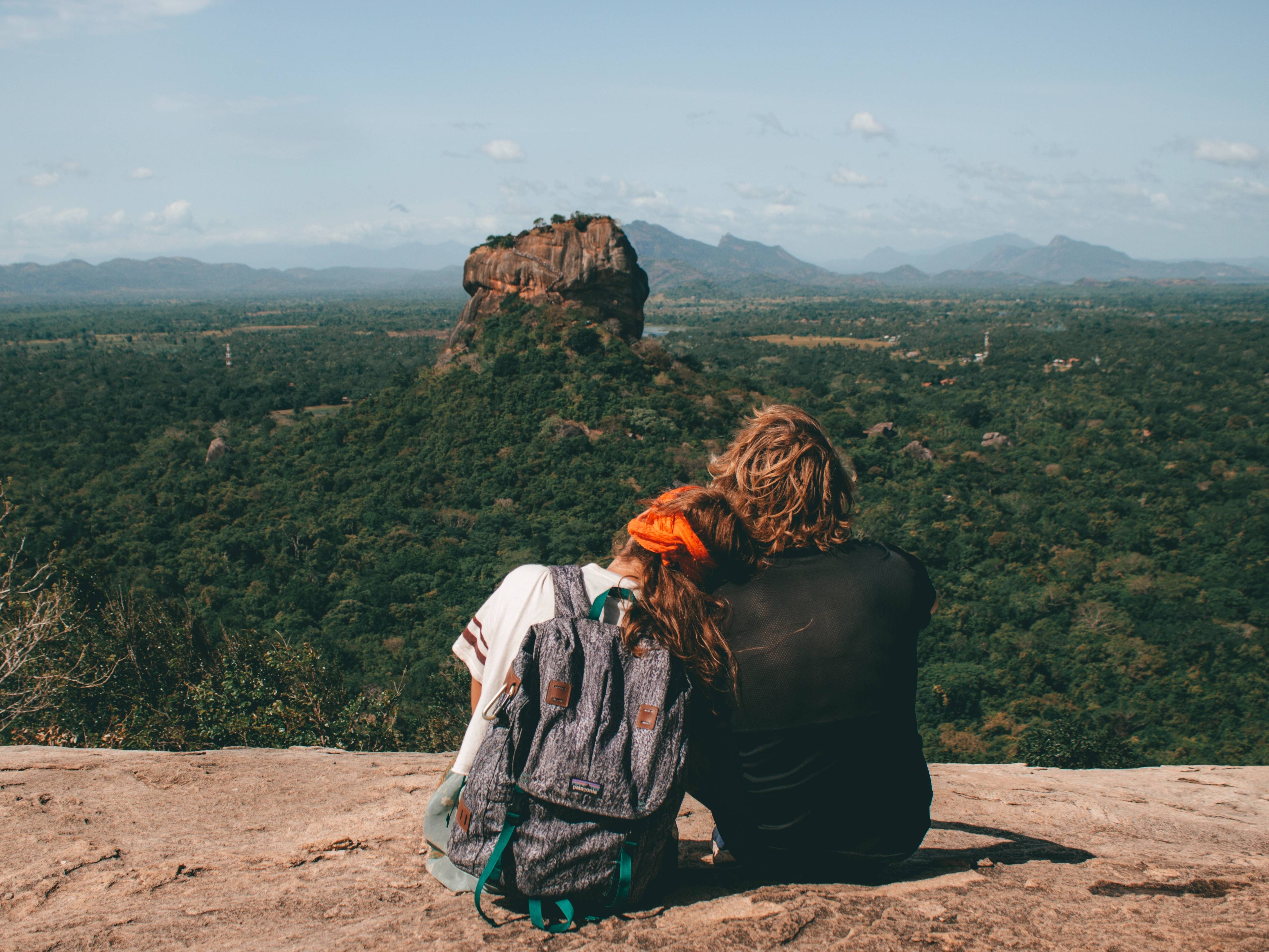uitzicht op sigiriya