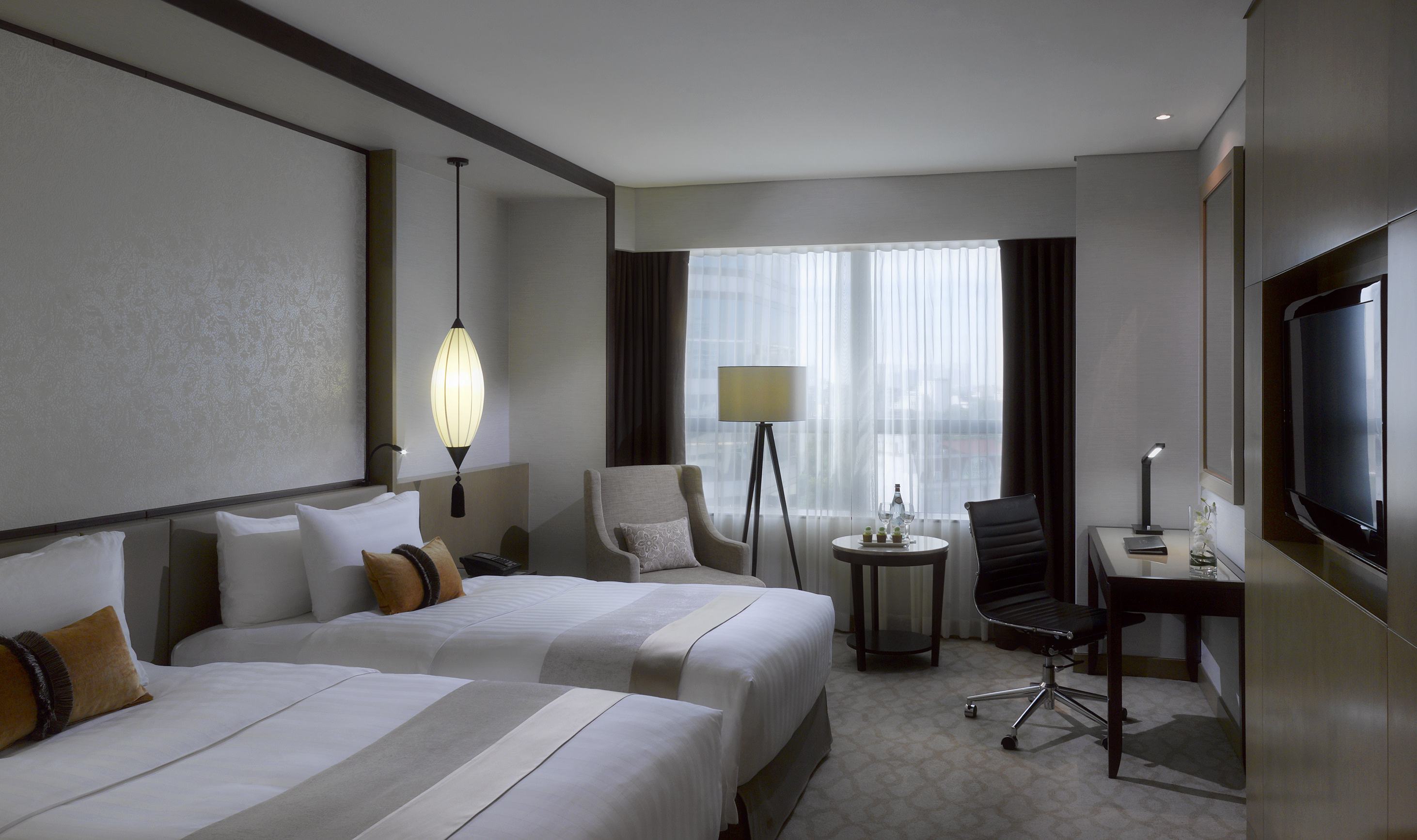 Deluxe kamer in het Melia Hanoi in Vietnam