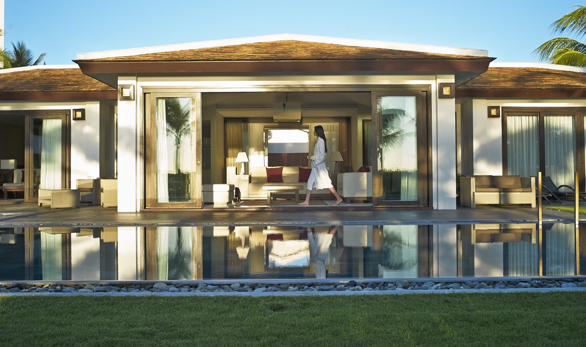 3-Bedroom Grand Beach Villa buitenkant in het Fusion Maia Danang Resort in Vietnam