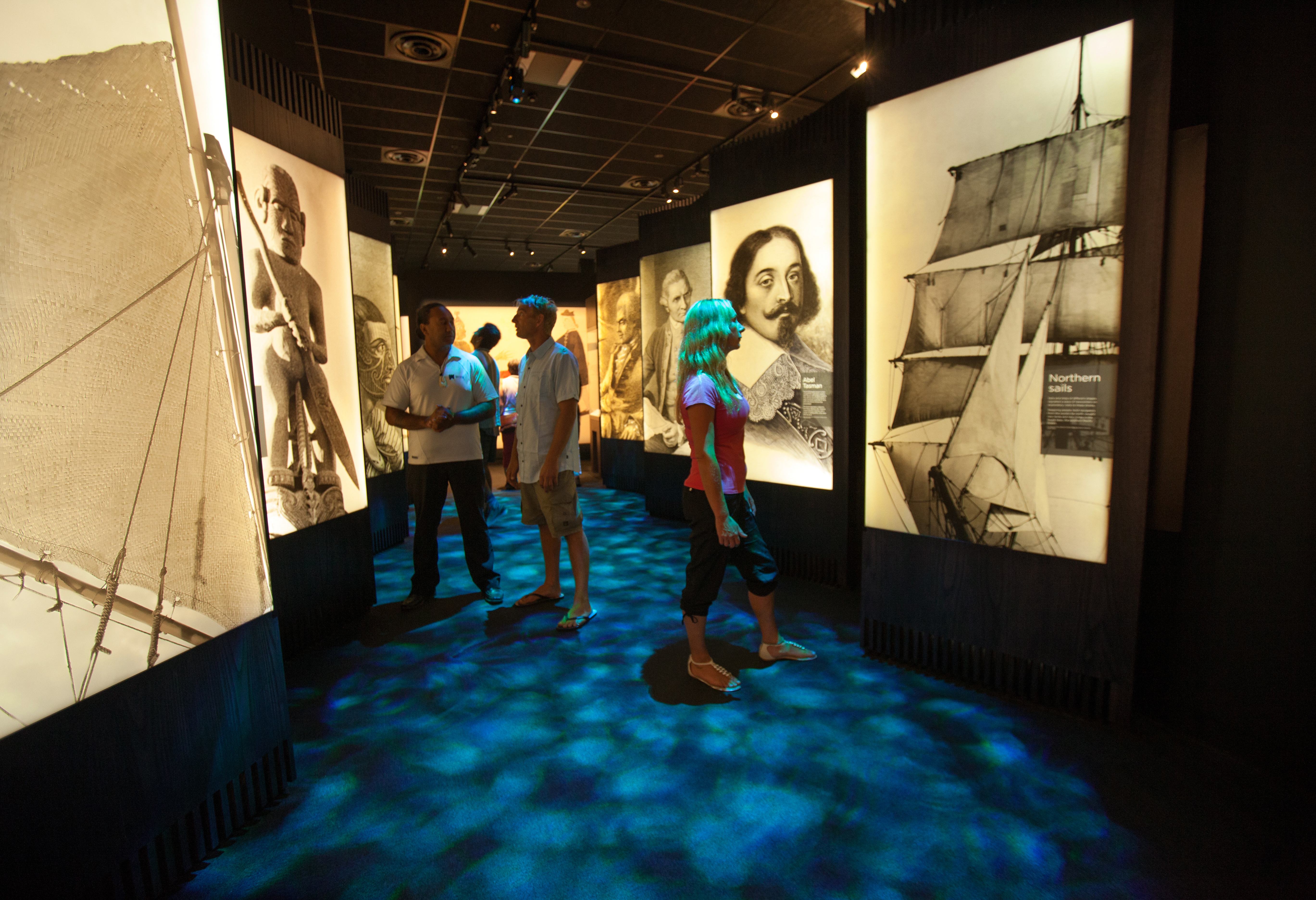 Museum of Waitangi in de Bay of Islands in Nieuw-Zeeland