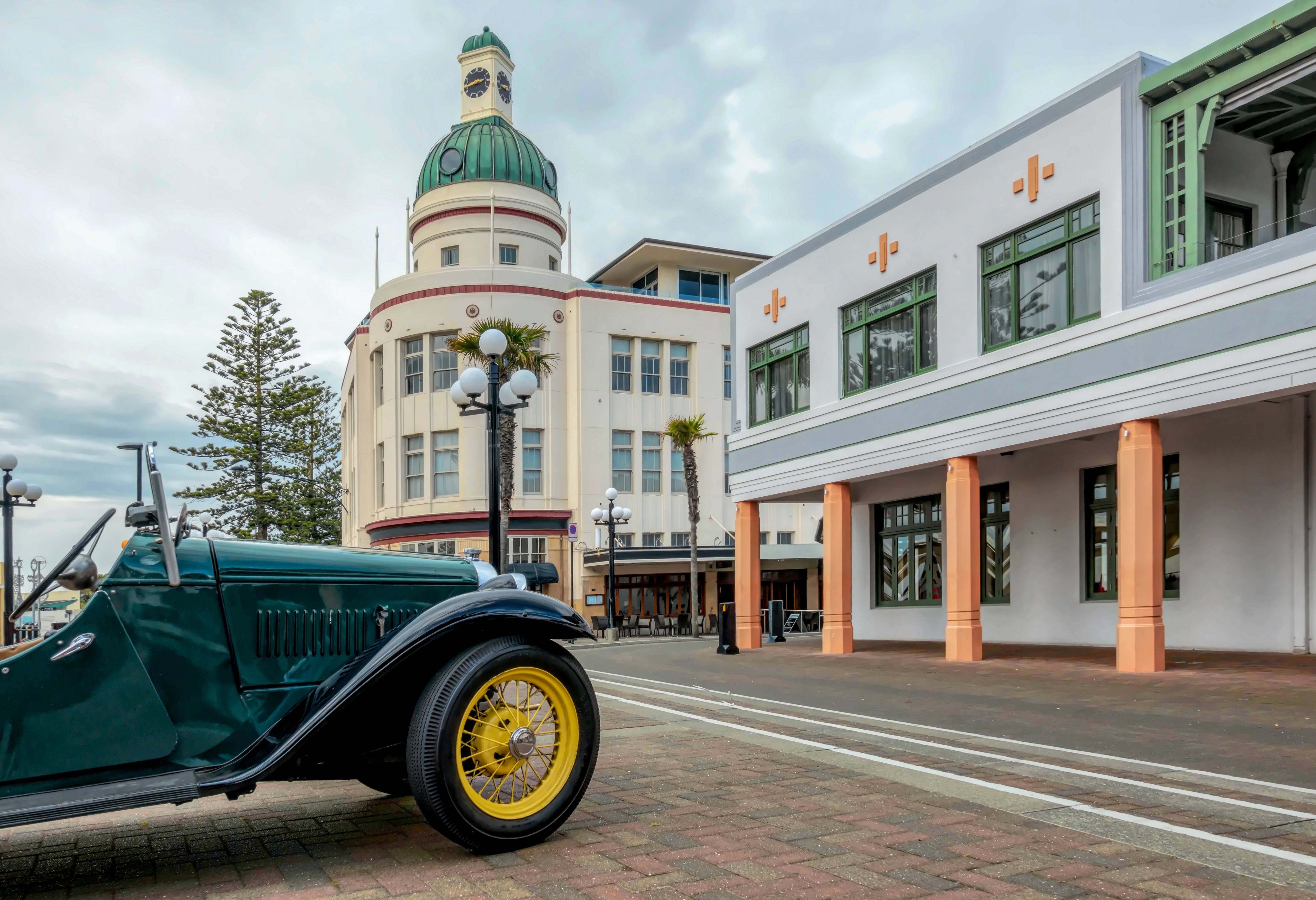 The Dome in het centrum van Napier in Nieuw-Zeeland