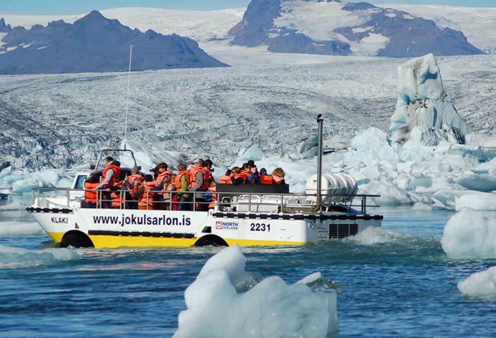 Jokulsarlon Glacier Lagoon Amfibieboot tour