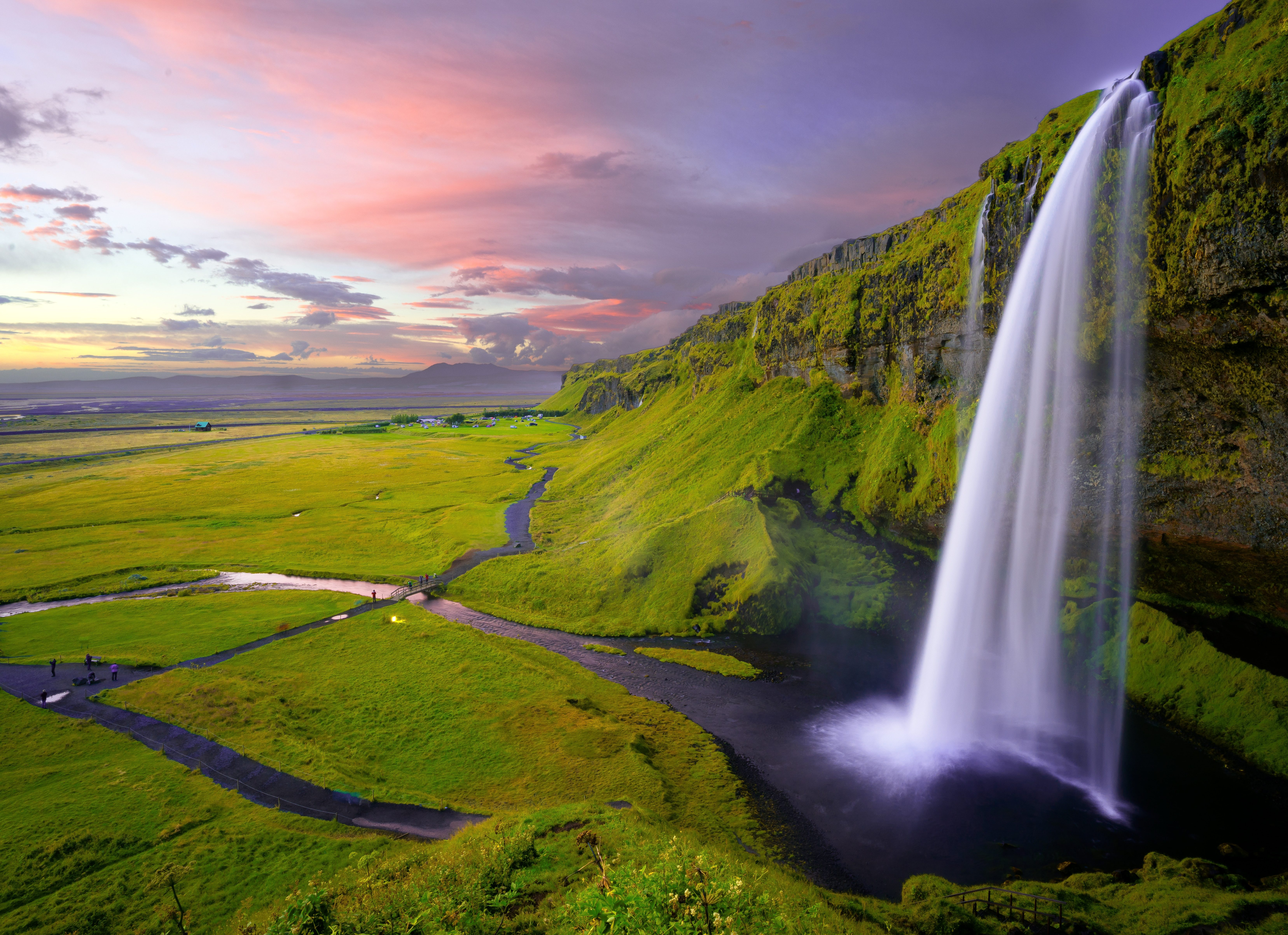 Seljalandsfoss waterval in IJsland