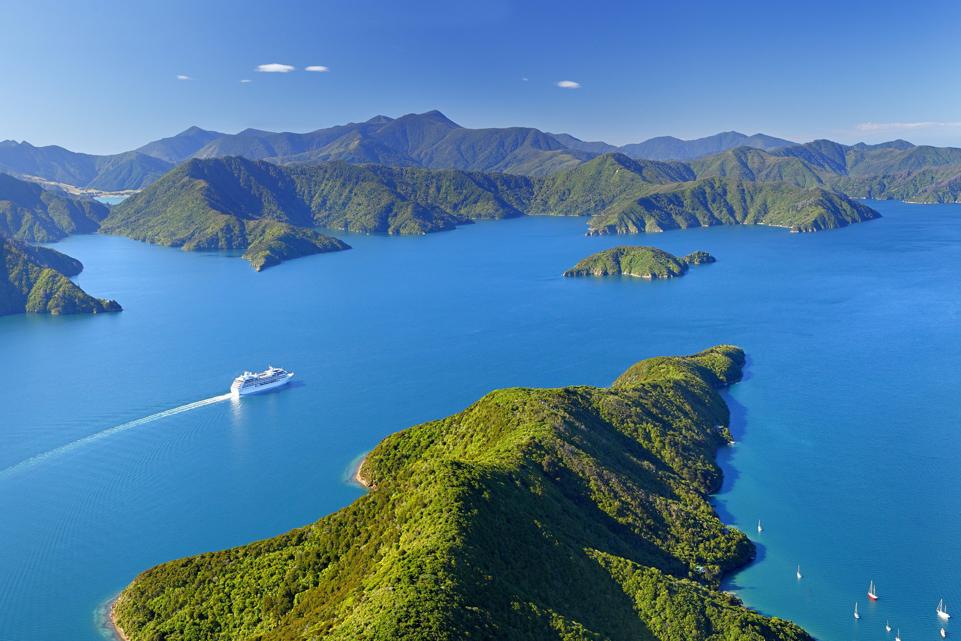 Marlborough Sounds in Nieuw-Zeeland