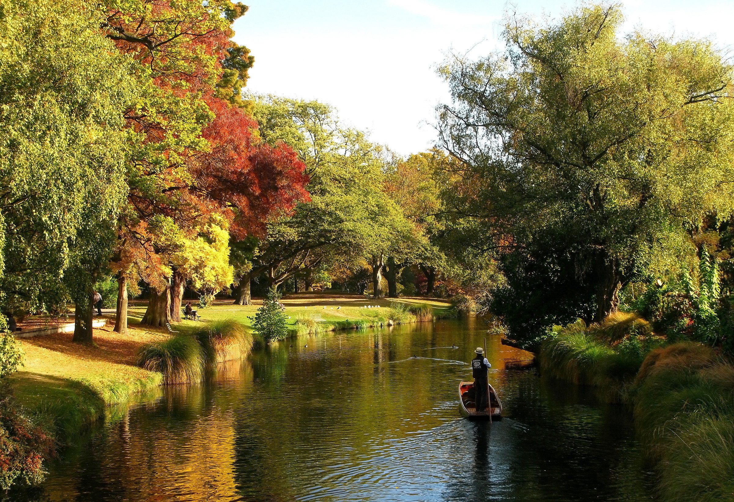 Park in Christchurch in Nieuw-Zeeland