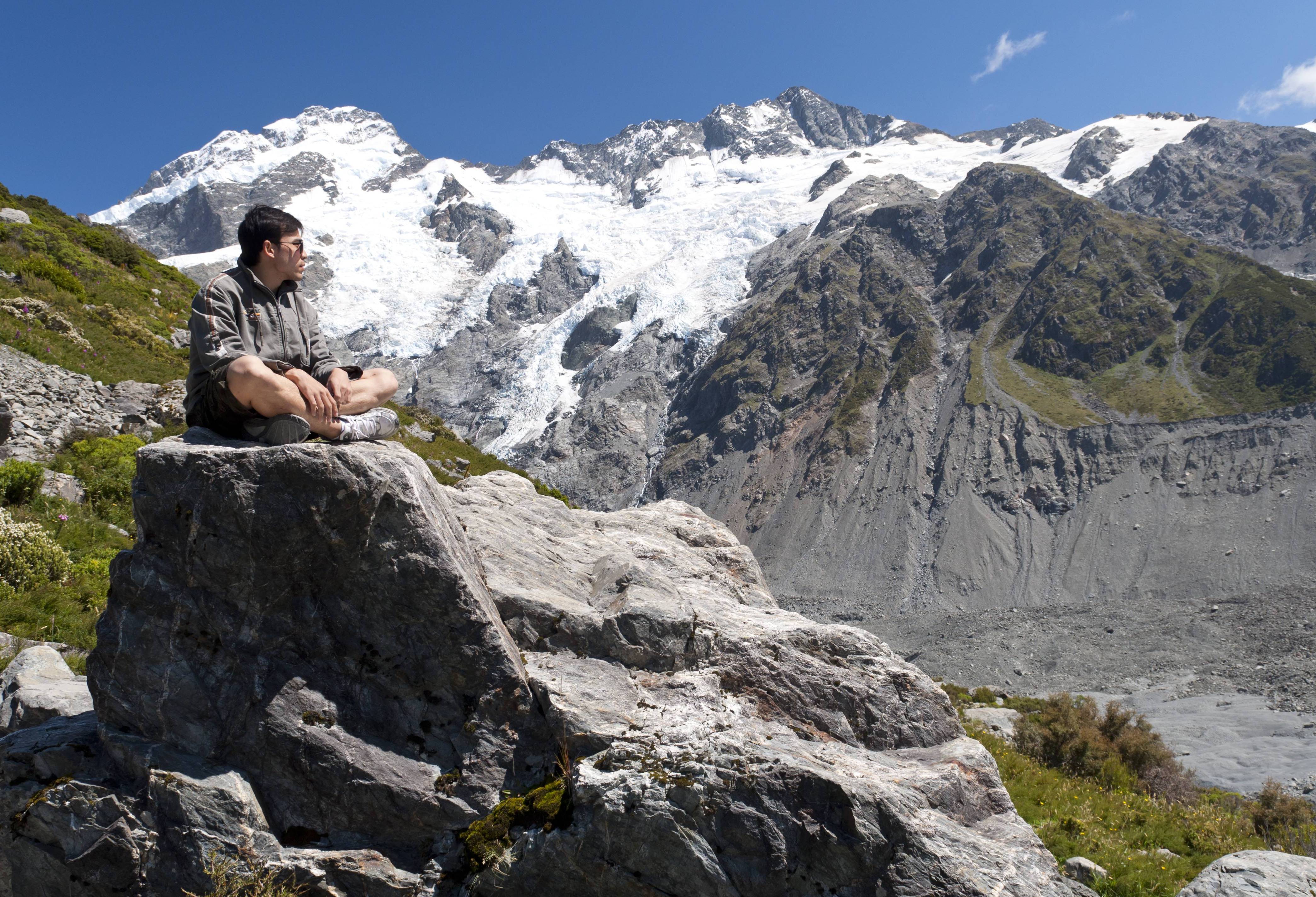 Aoraki Mount Cook National Park op het Zuidereiland van Nieuw-Zeeland