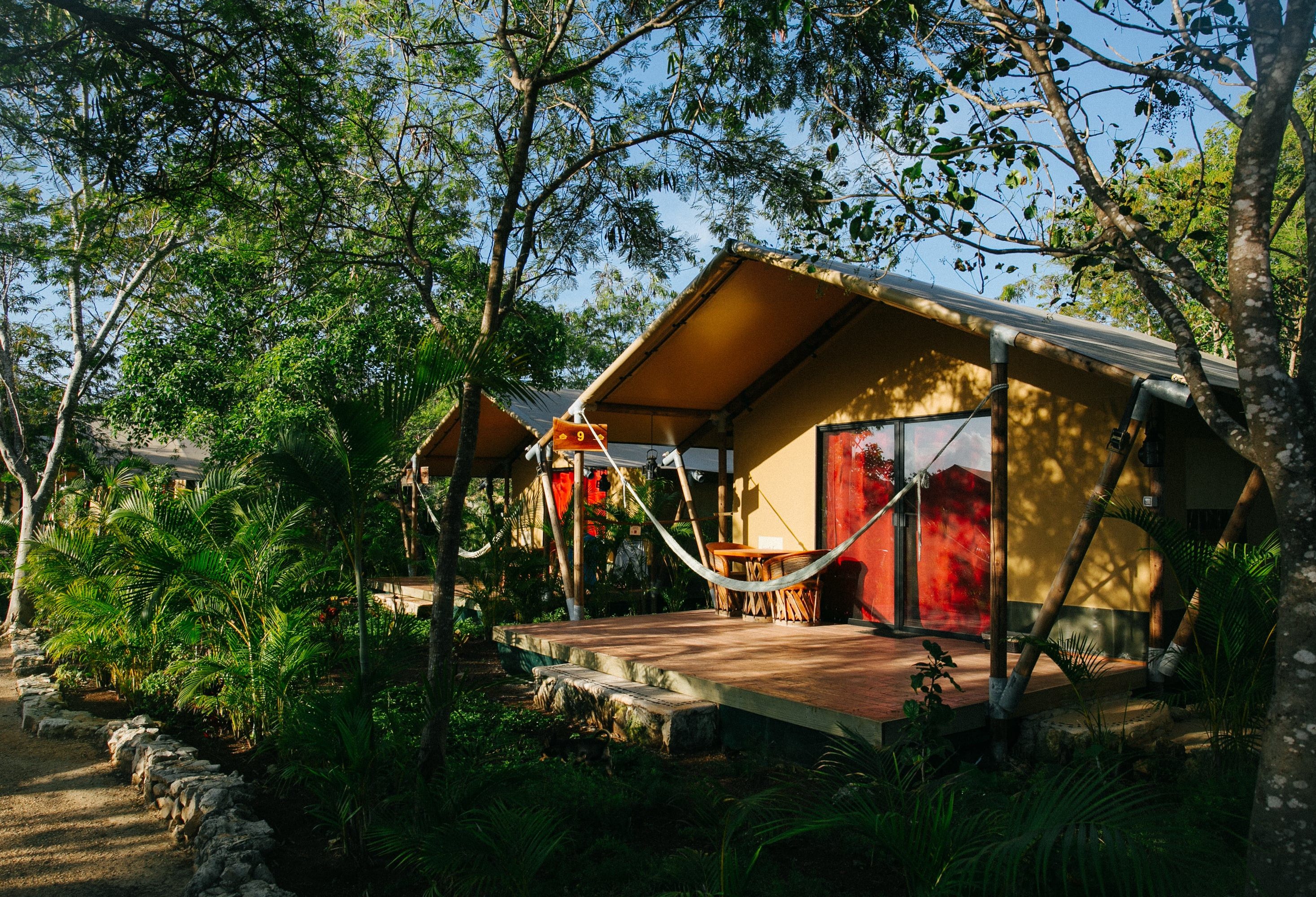 Mexico Riviera-Maya Xpu-Ha Serenity Eco Camp glamping tenten
