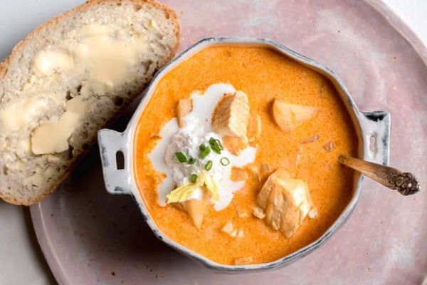 IJslandse vissoep food tour in Reykjavik in IJsland