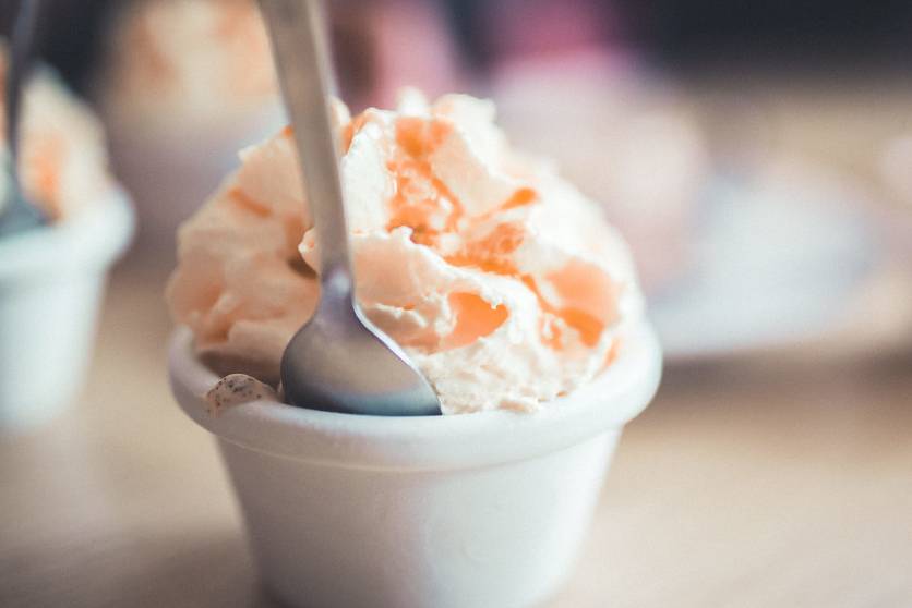 IJslands ijs tijdens food tour in Reykjavik in IJsland