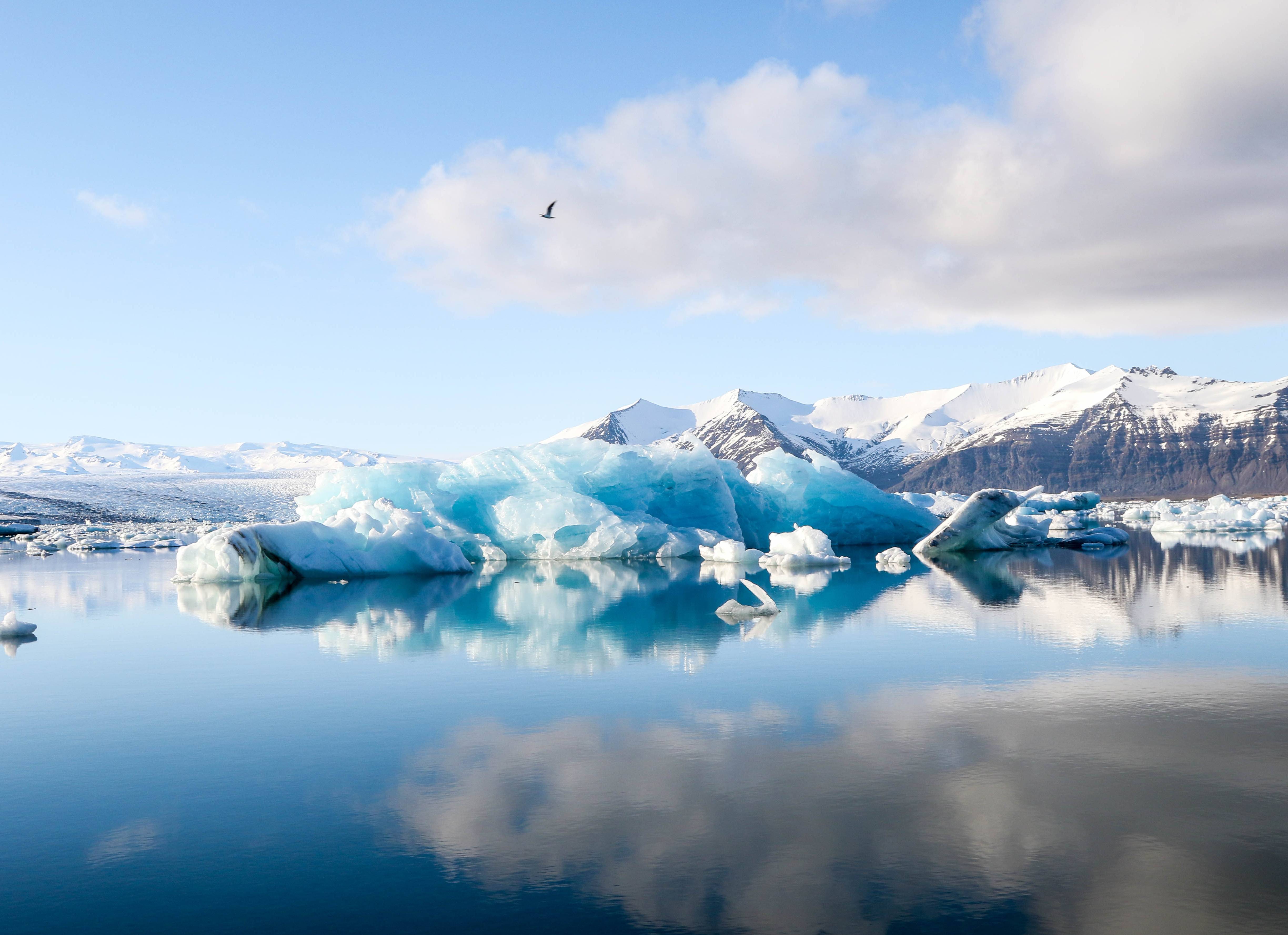 Glacier Lagoon Jökulsárlón in Ijsland