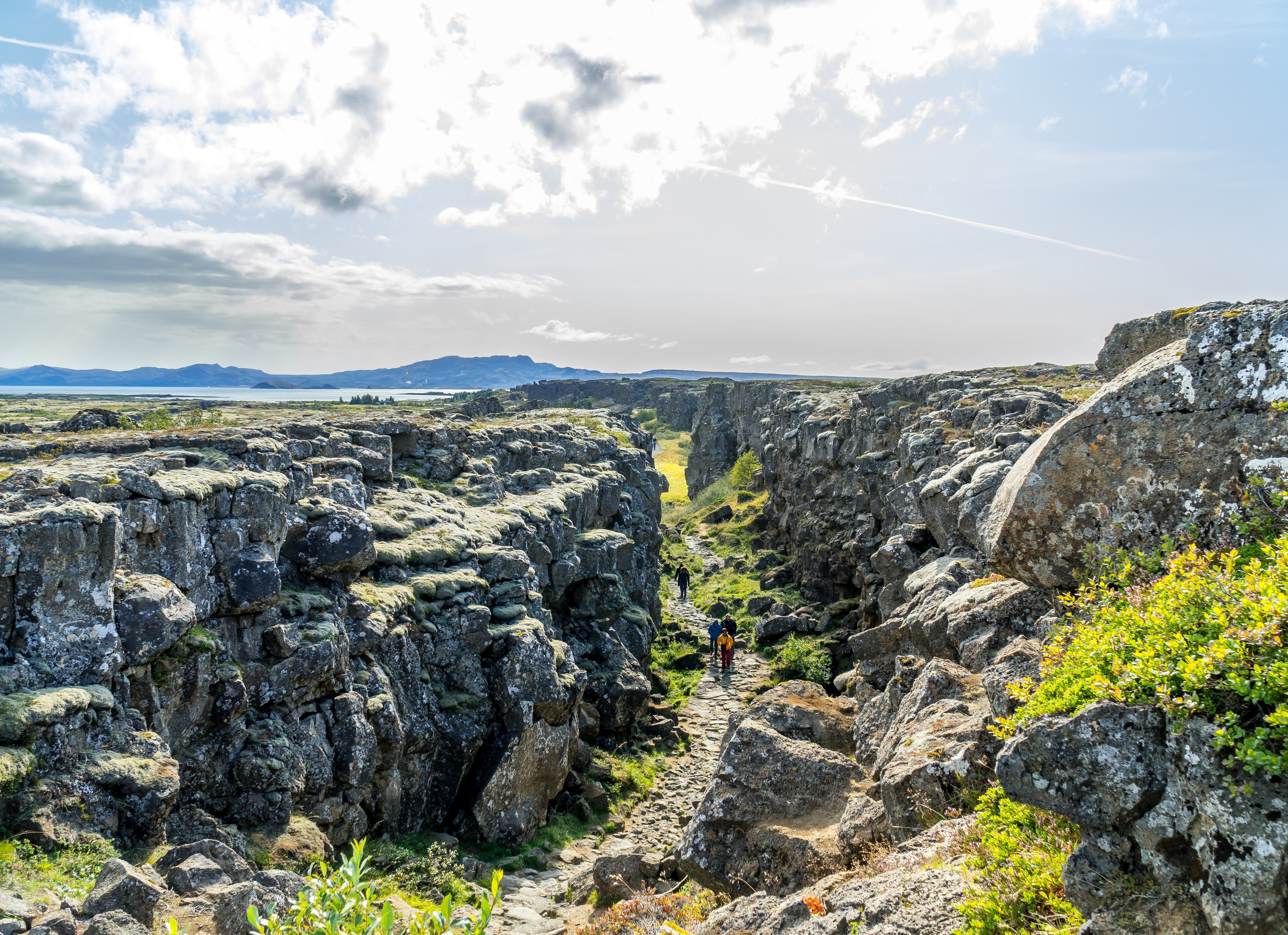 Nationaal park Thingvellir in IJsland