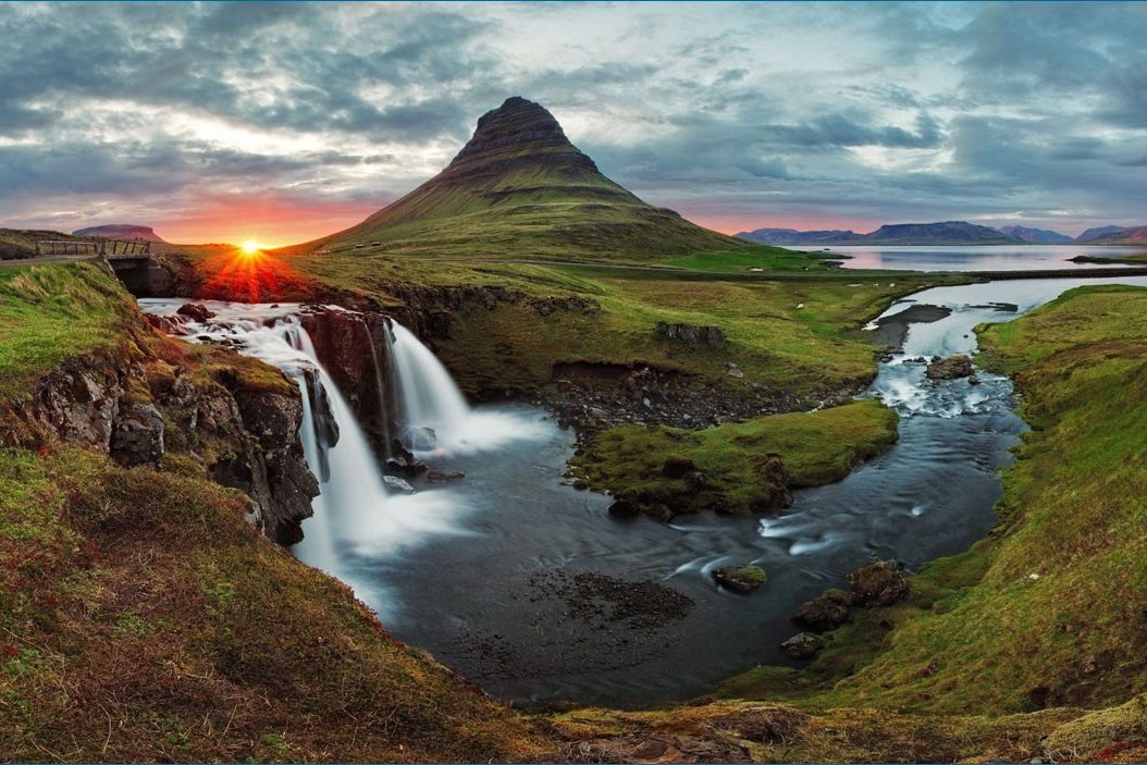 Kirkjufell-berg in Snæfellsnes in Ijsland