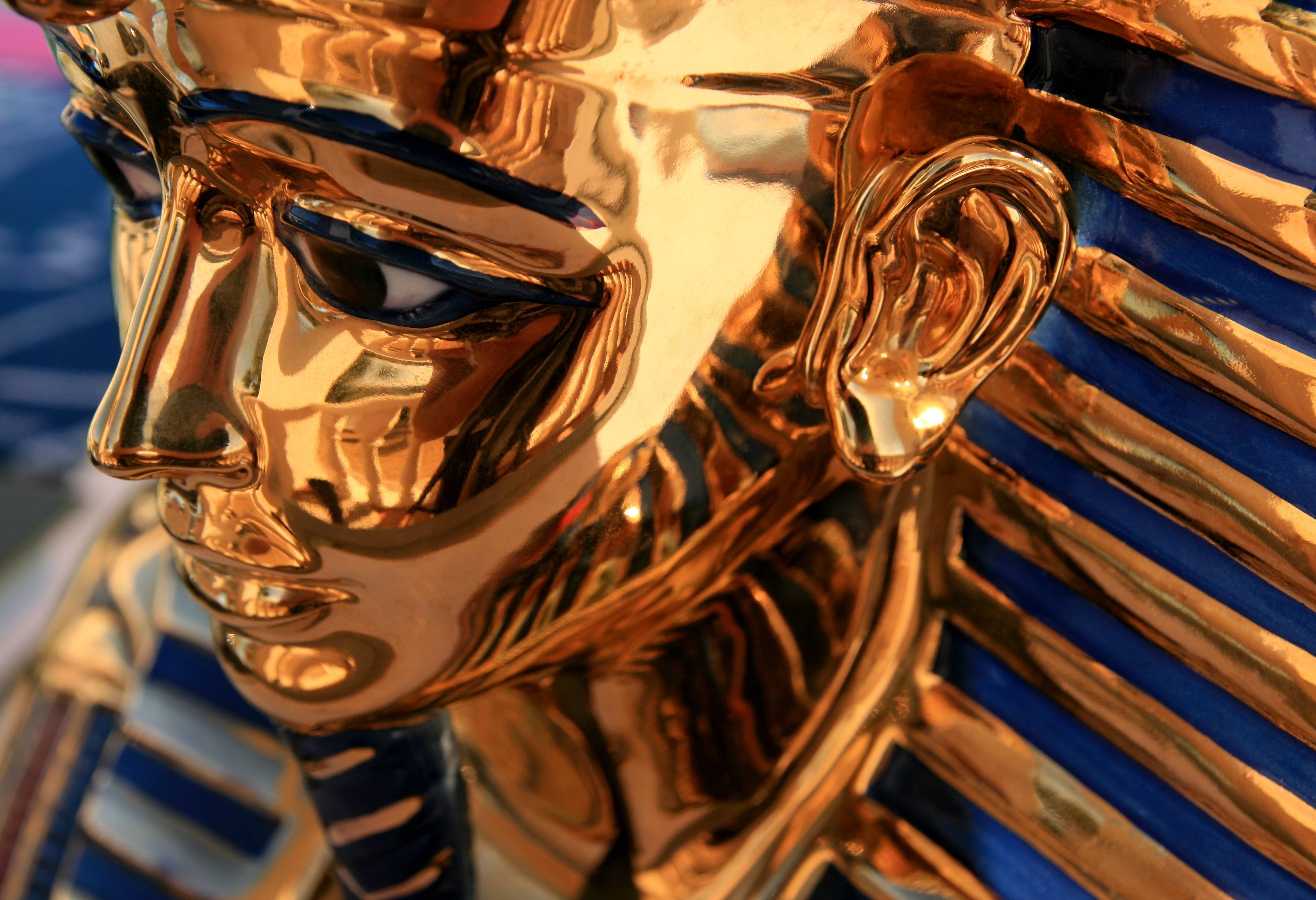 Egypte Cairo Egypte Museum Masker Toetanchamon