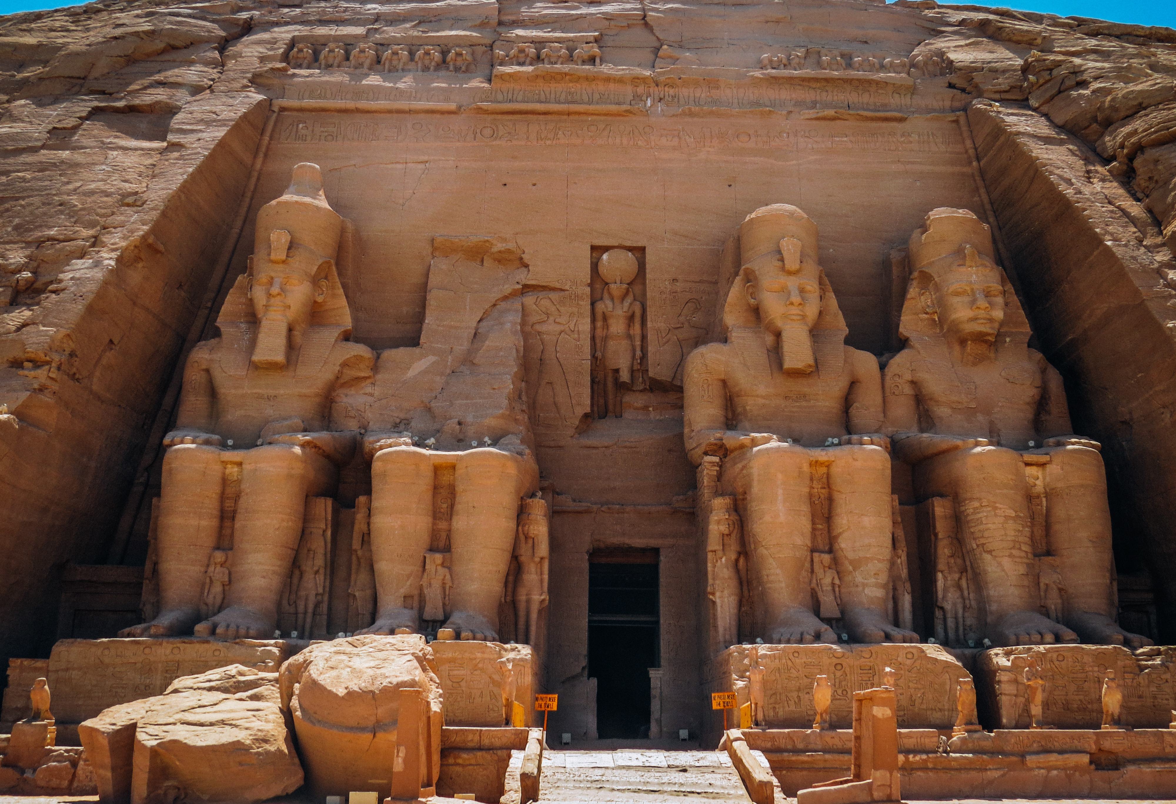 Abu  Simbel tempel Nubische Monumenten Aswan Egypte
