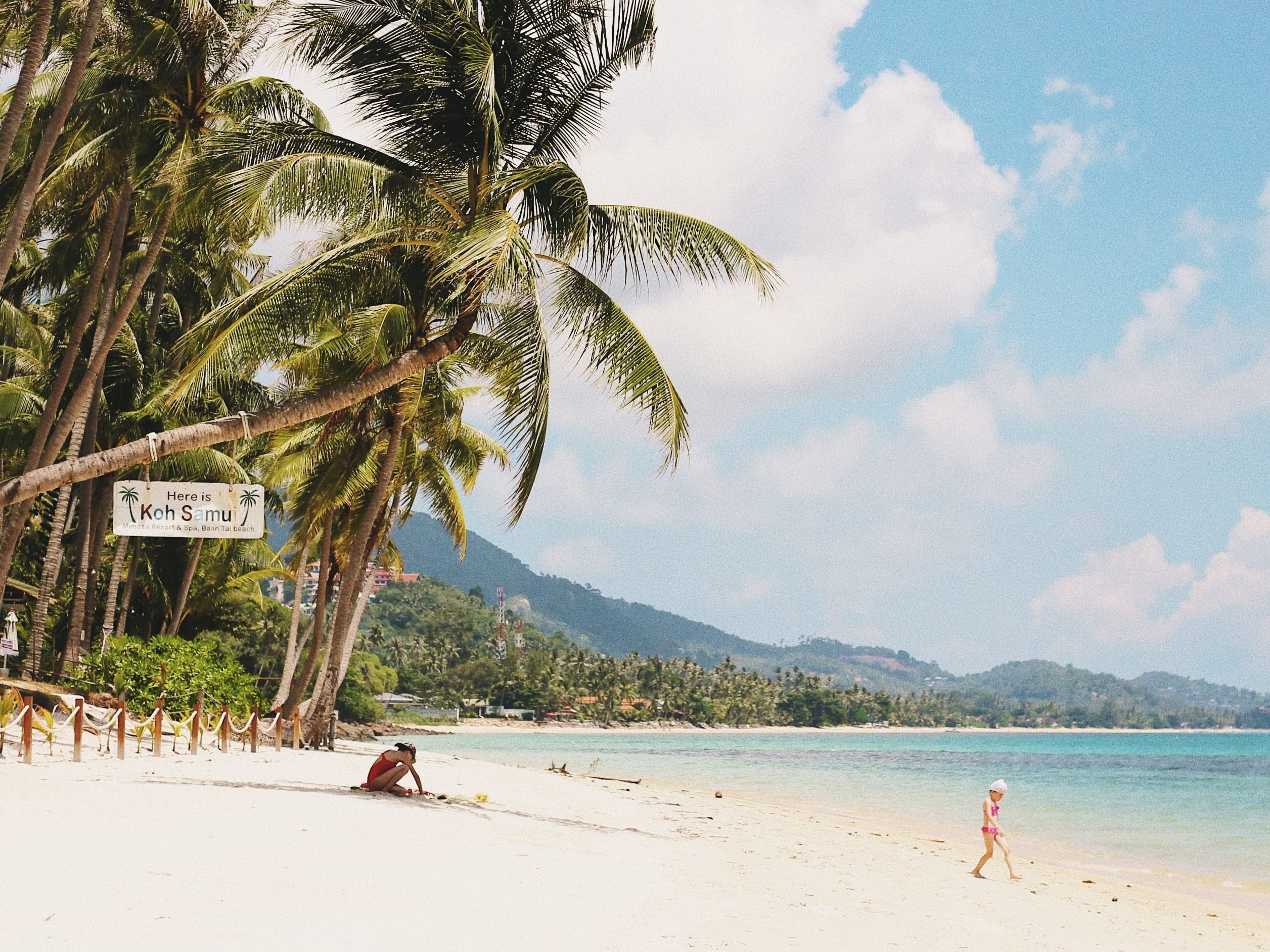 Een gezinsvakantie Thailand, op het strand van Koh Samui