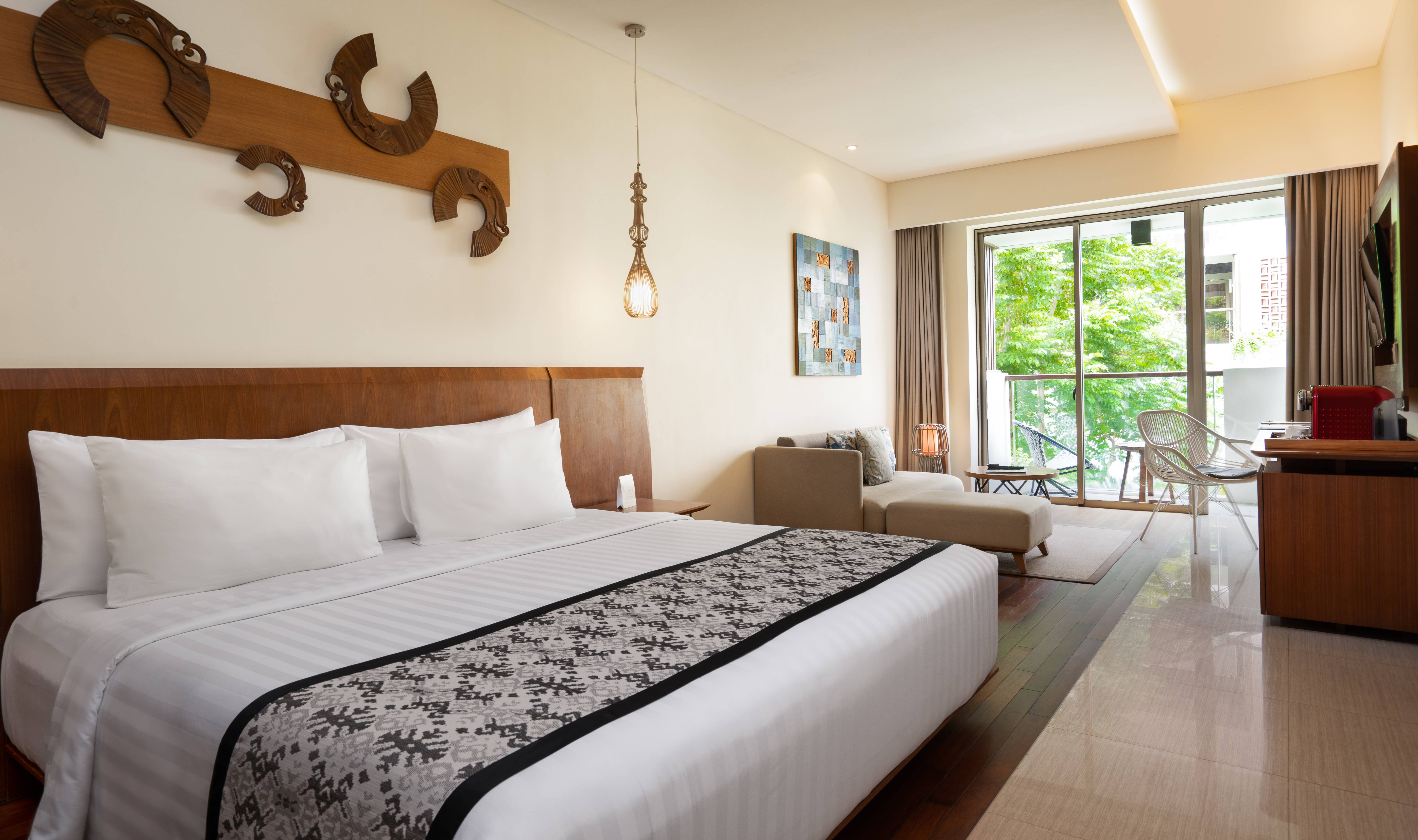 Deluxe kamer in het Merusaka Nusa Dua op Bali in Indonesie