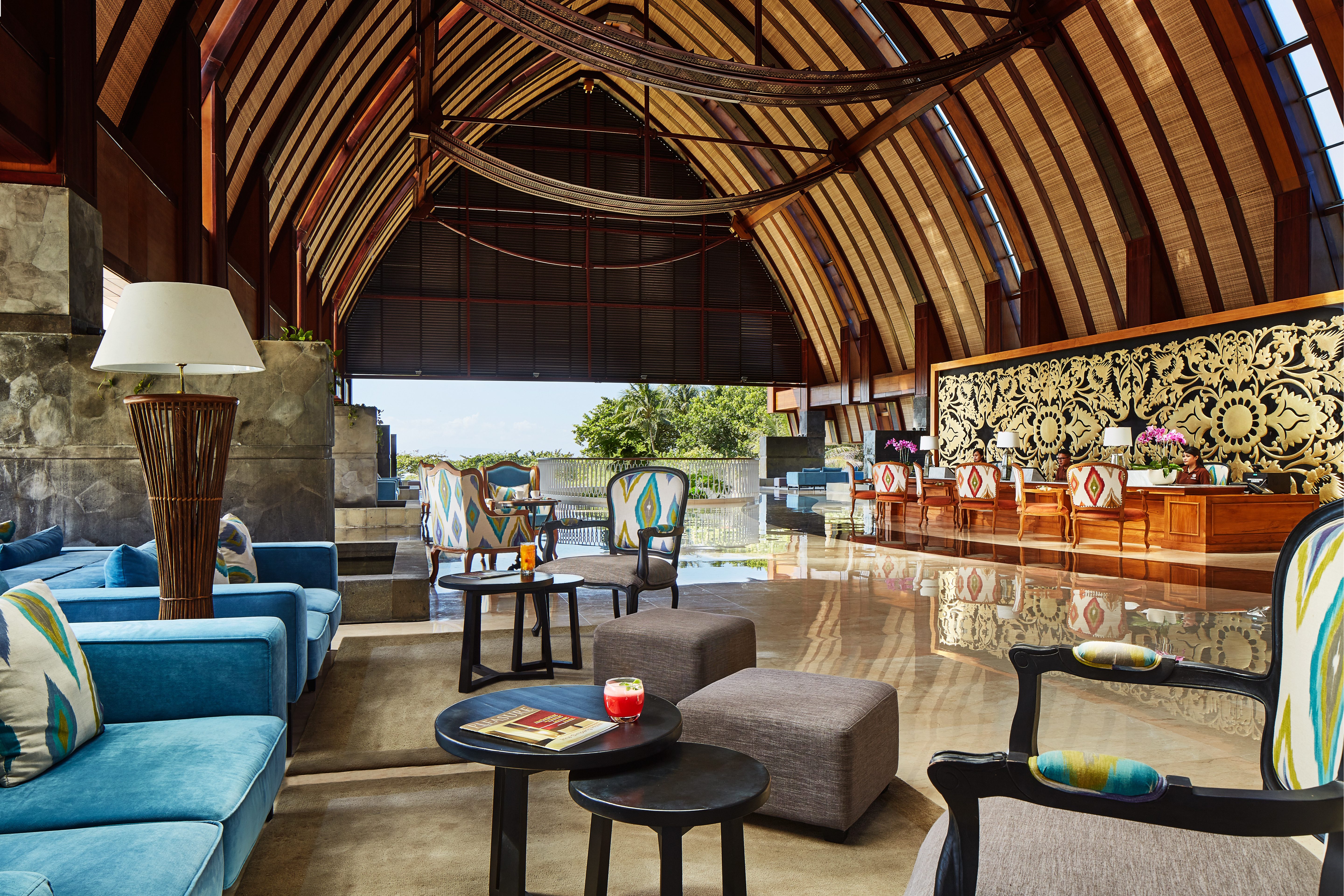 Lobby van het Merusaka Nusa Dua op Bali in Indonesie