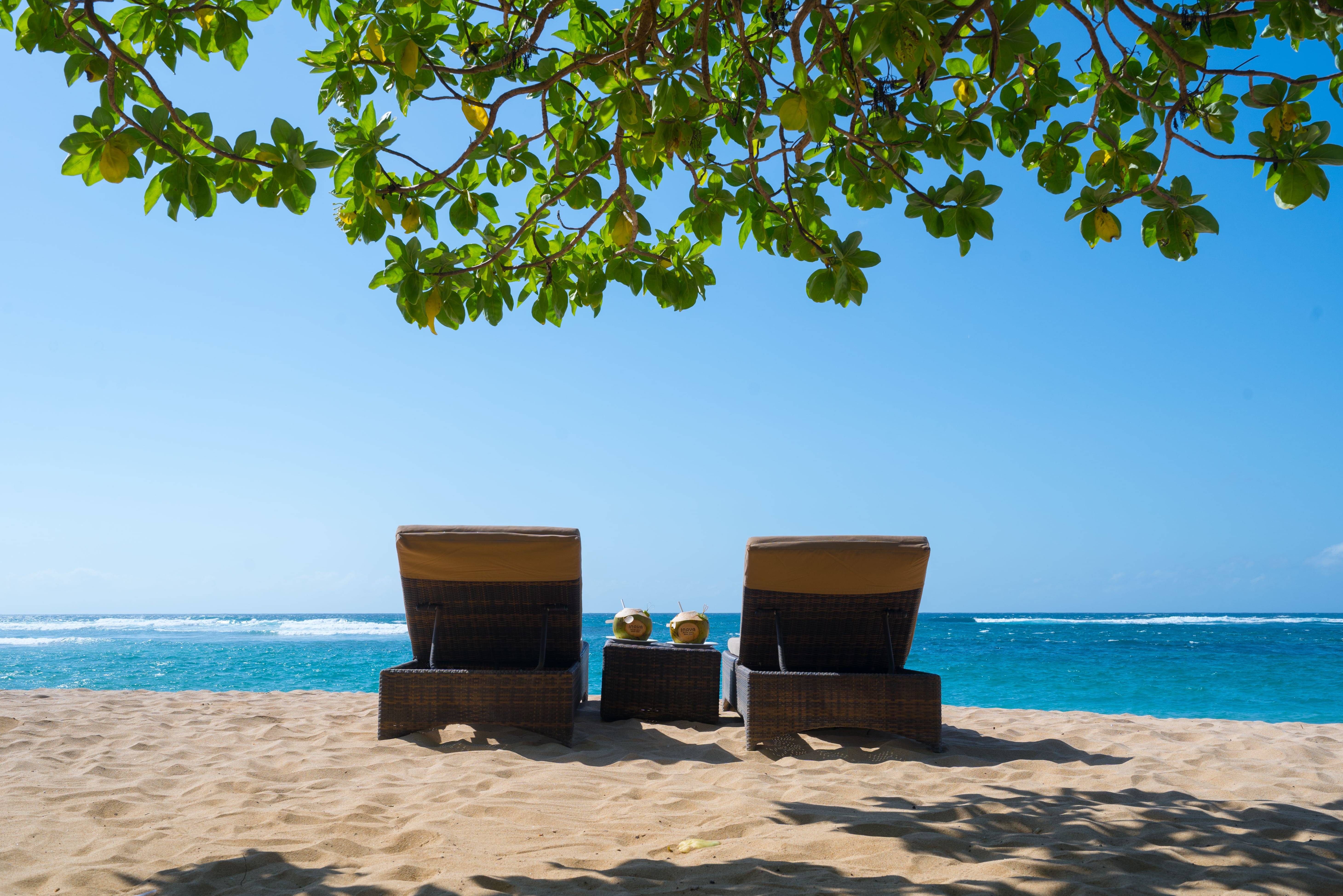 Strand bij het Merusaka Nusa Dua op Bali in Indonesie