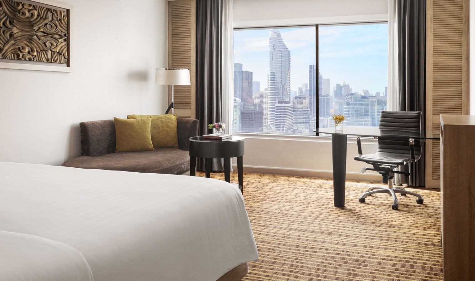 Deluxe kamer in het Amari Watergate in Bangkok, Thailand