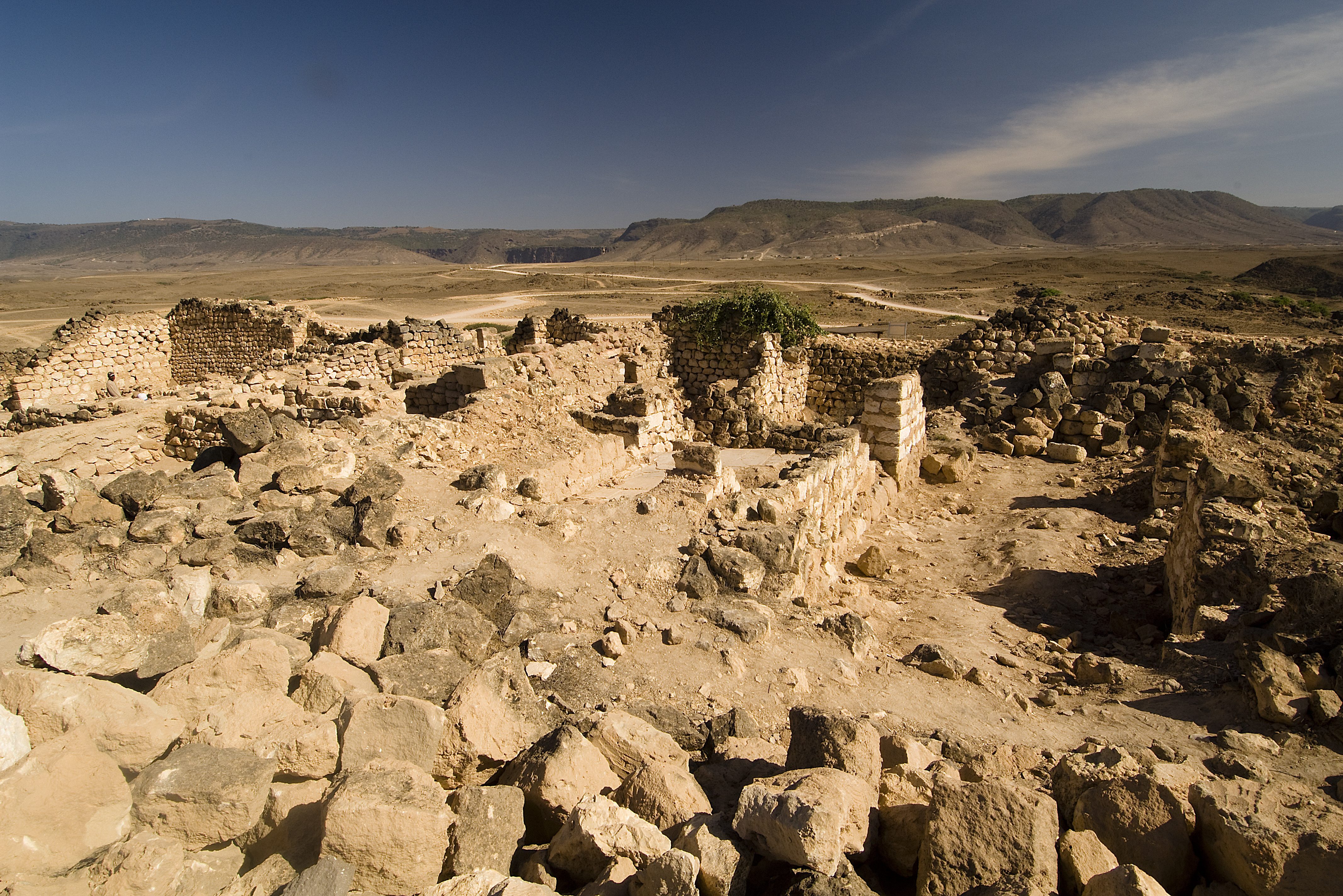 Oman Dhofar Salalah ruines al baleed