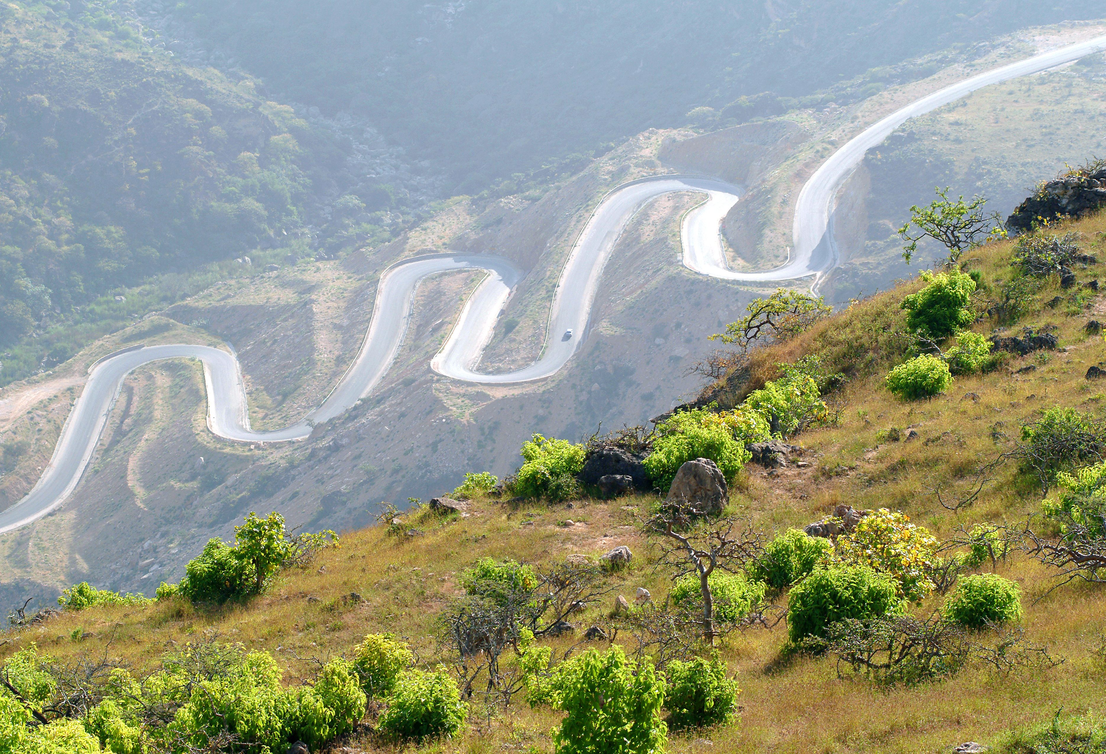 Oman Dhofar bergweg