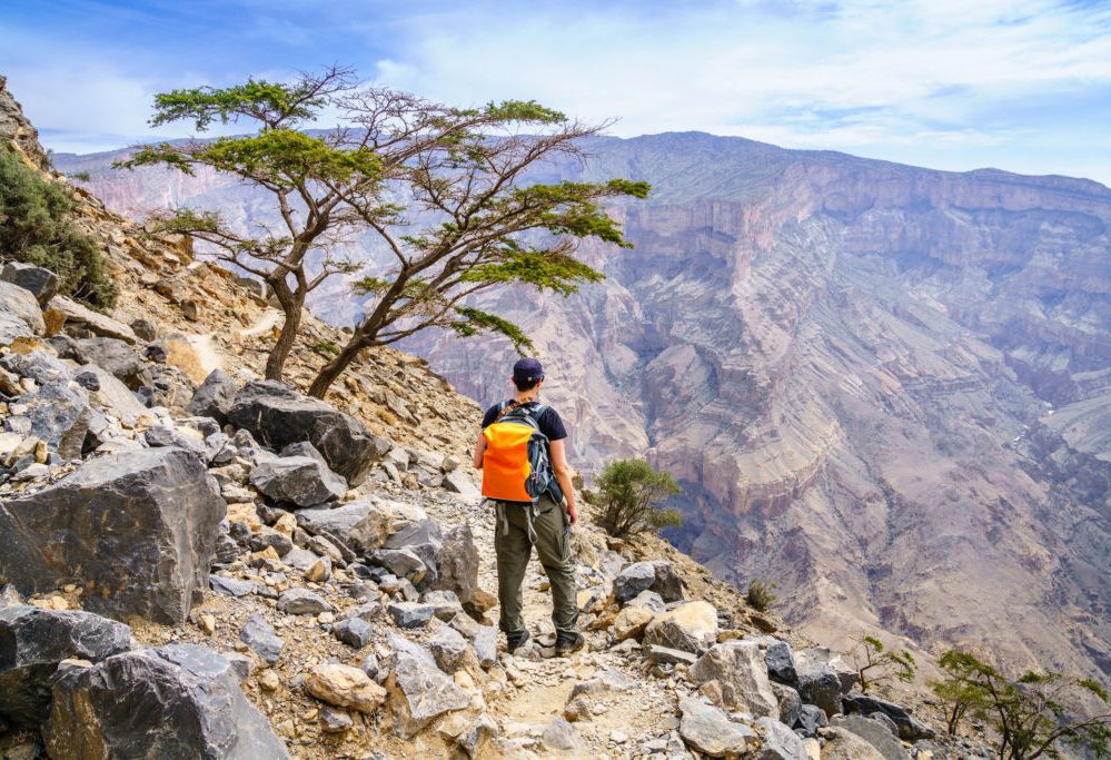Uitzichtspunt Jebel Shams in Oman