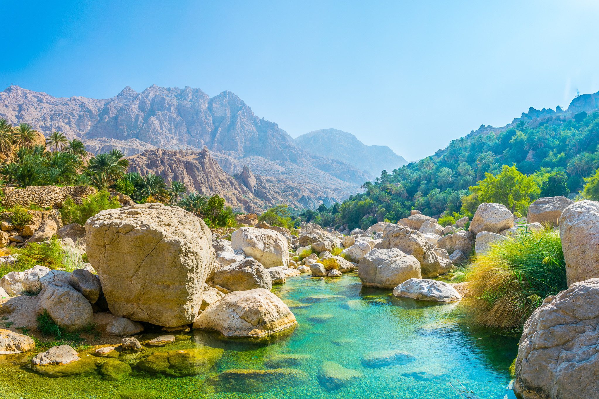Wadi Shab in Oman
