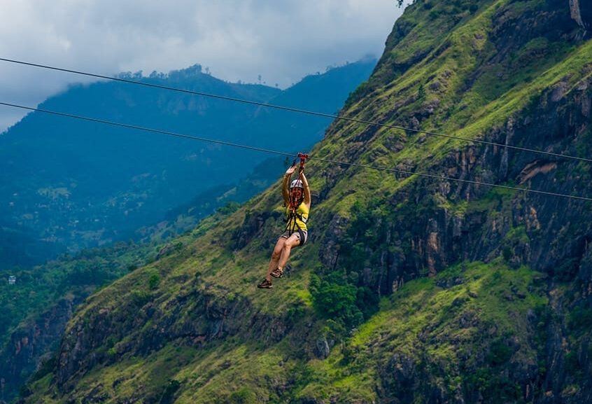 sri lanka ella ziplining