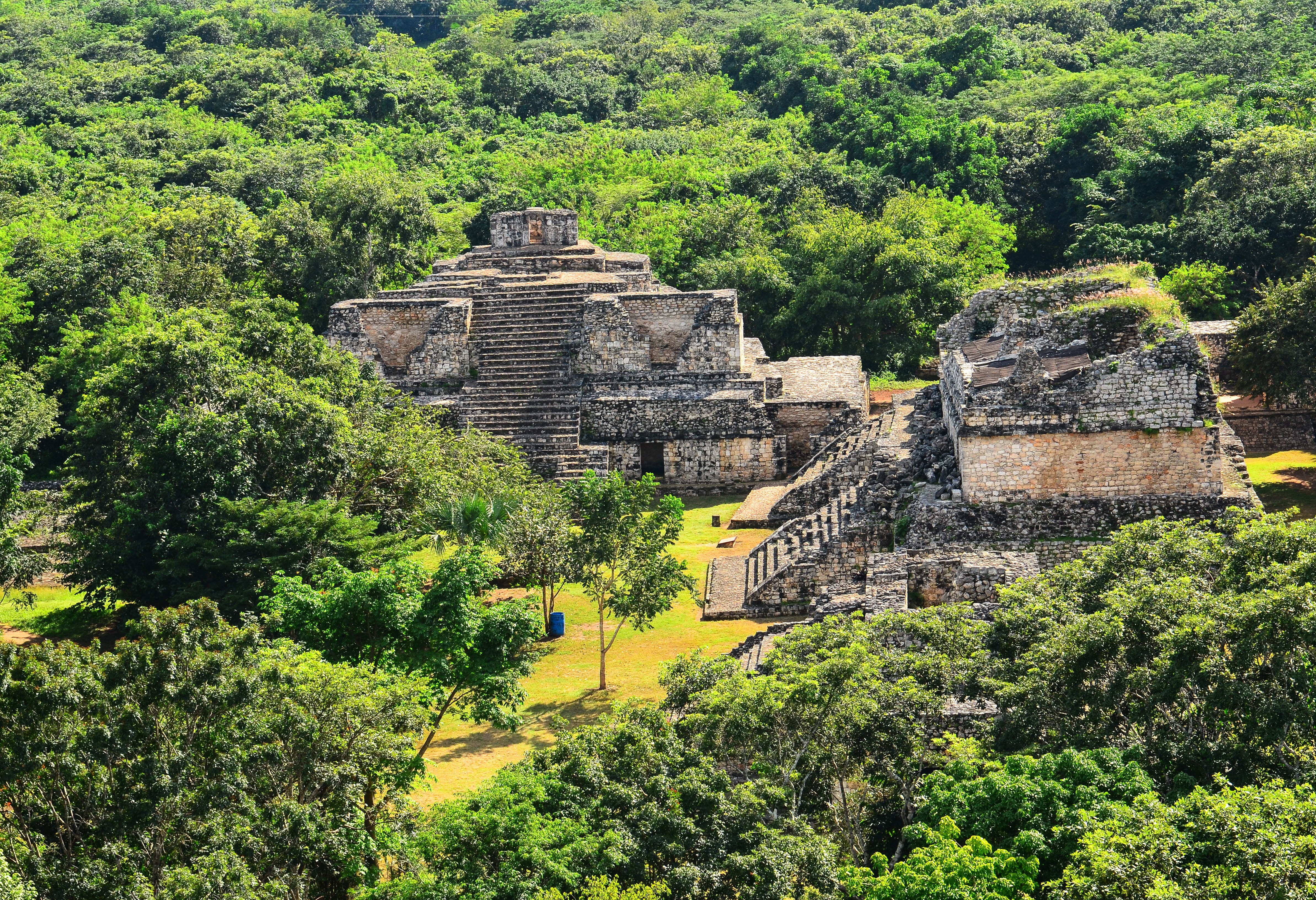 Maya-stad Ek'Balam nabij Valladolid in Yucatan