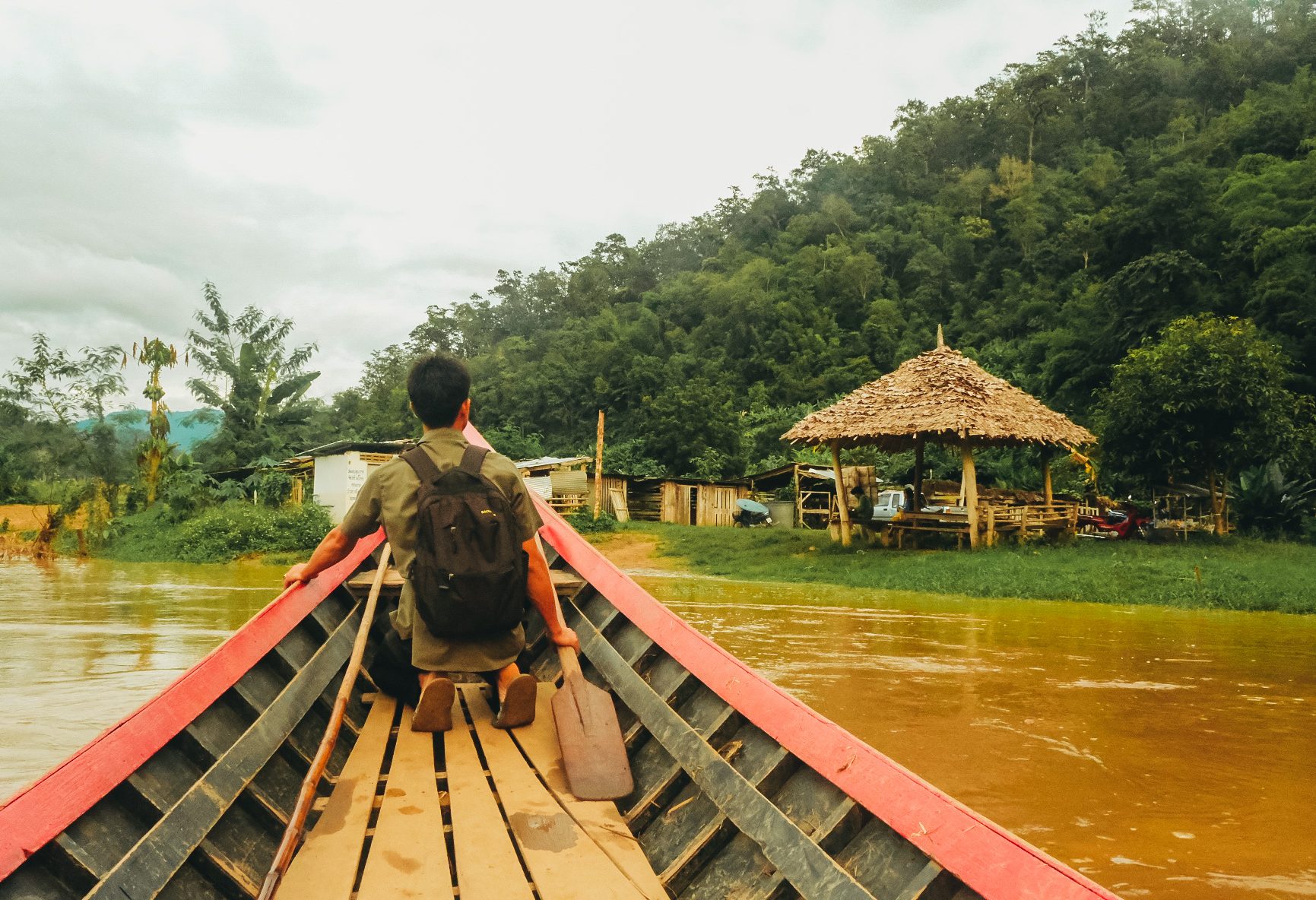 Thailand Huay Pu Keng boot Kayan bevolking